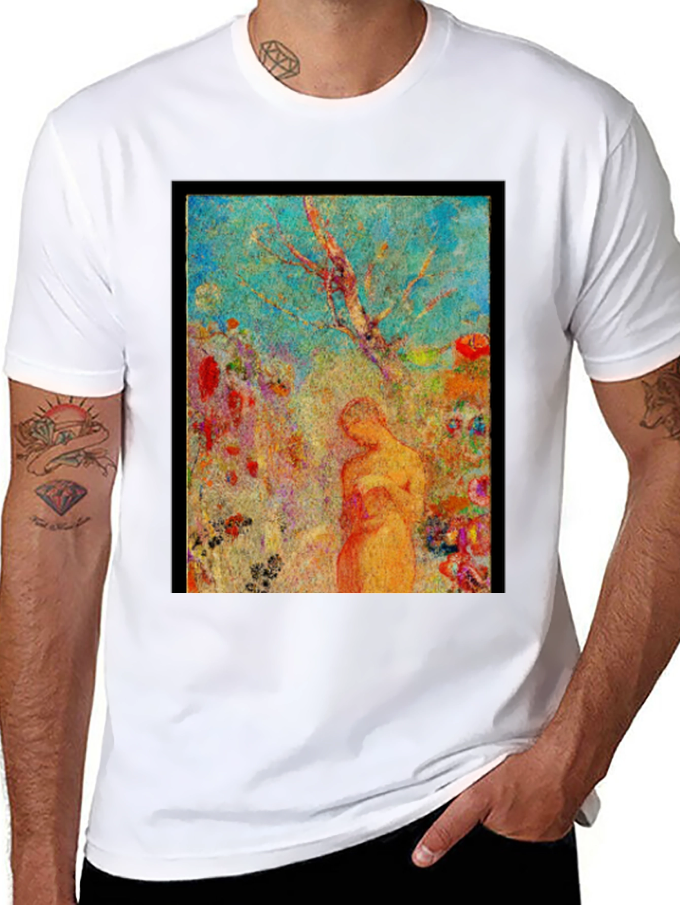 Artistic Graphic Tee - Natures Embrace