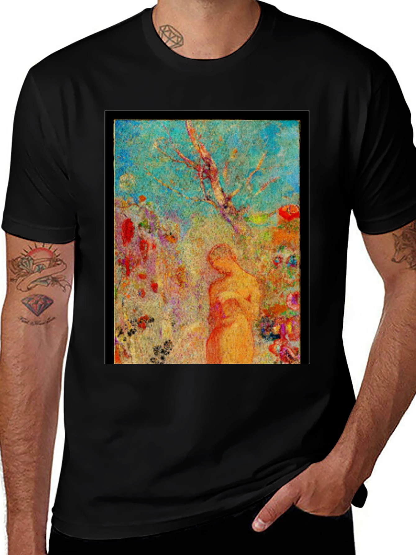 Artistic Graphic Tee - Natures Embrace