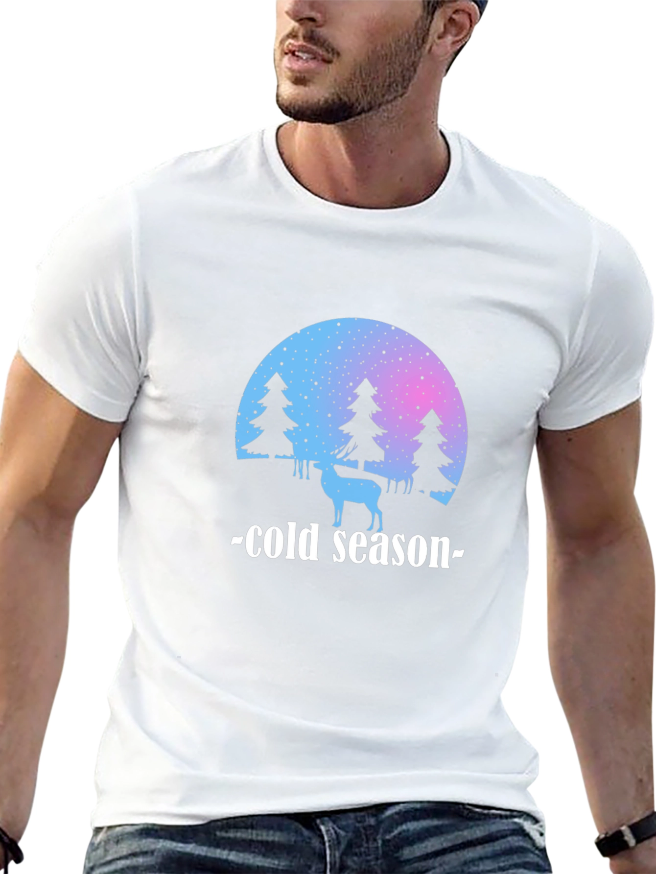 Cold Season Graphic Tee - Stylish Winter Shirt