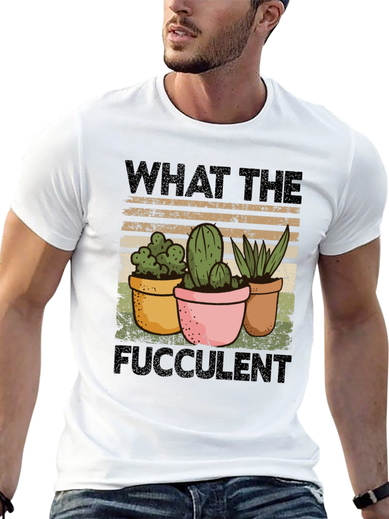 What the Fucculent T-Shirt - Funny Plant Lover Tee
