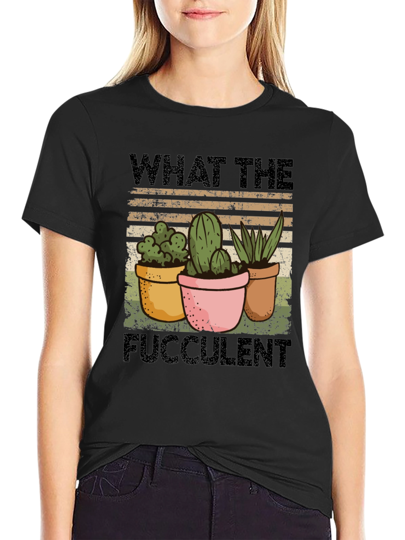 What the Fucculent T-Shirt - Funny Plant Lover Tee