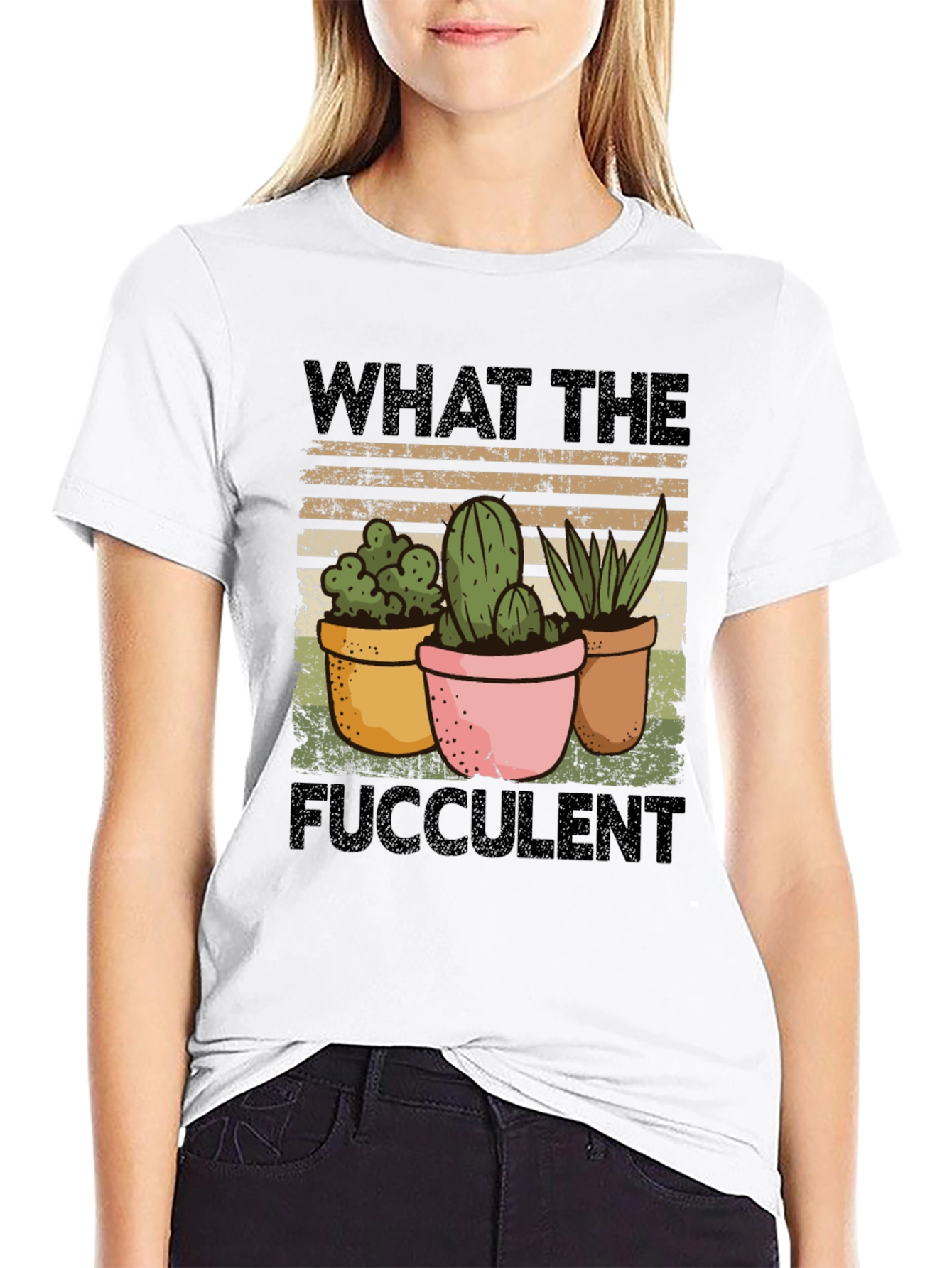 What the Fucculent T-Shirt - Funny Plant Lover Tee