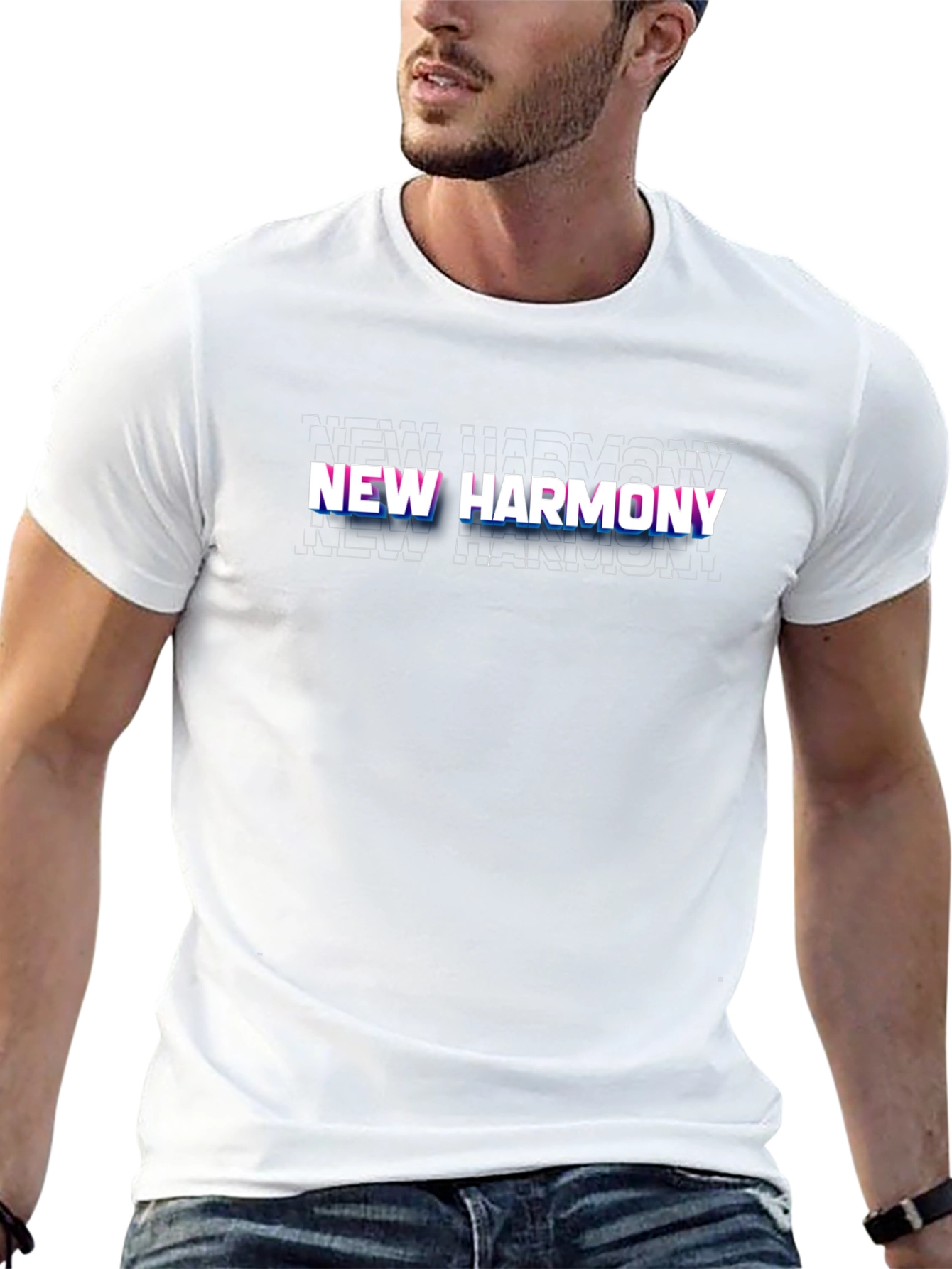 New Harmony Graphic Black Tee