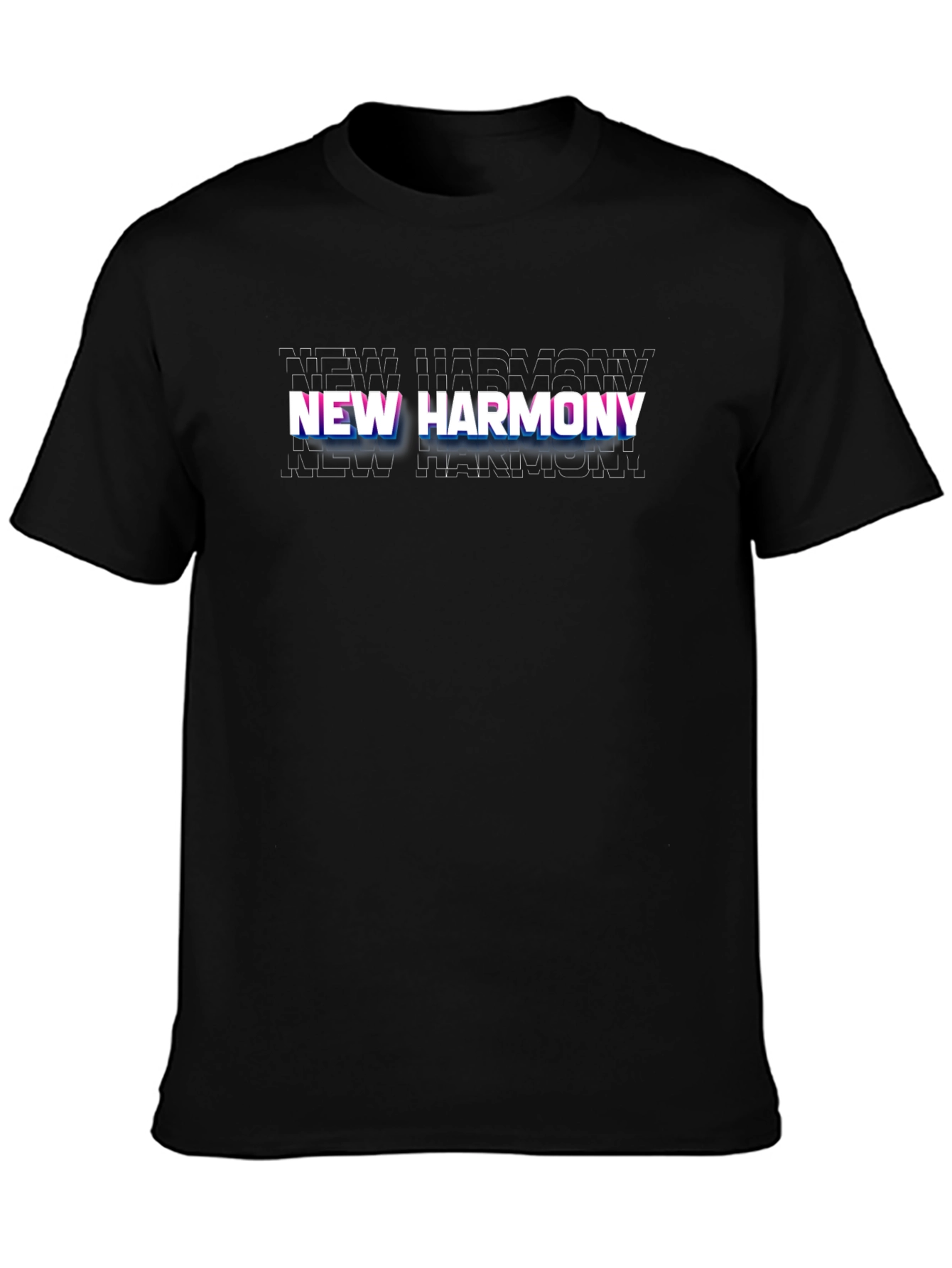 New Harmony Graphic Black Tee