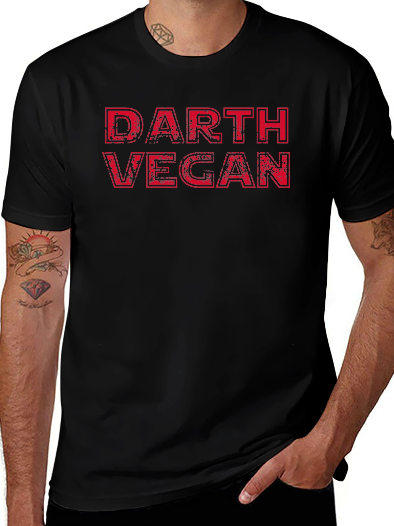 Darth Vegan T-Shirt - Funny Star Wars Parody Tee