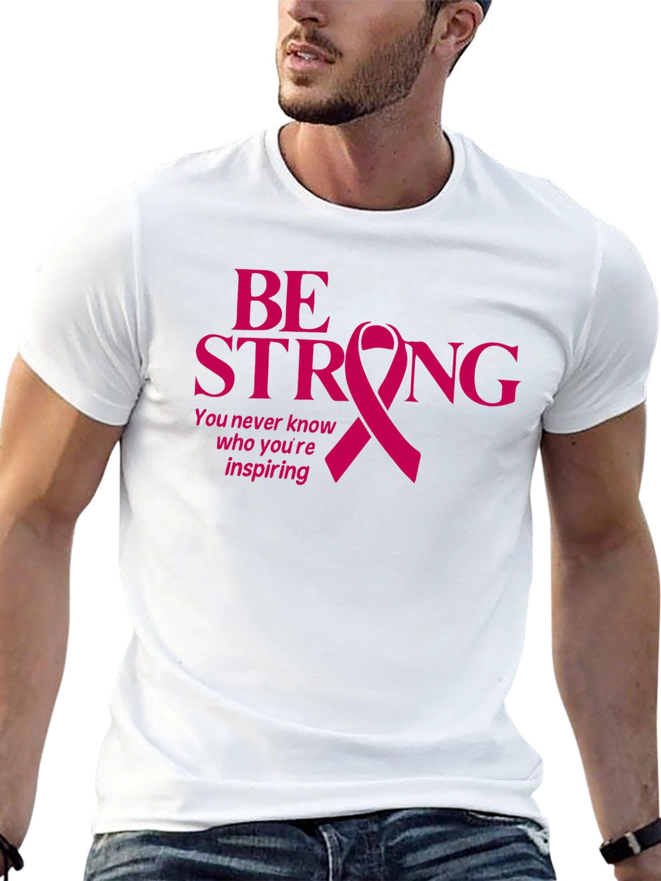 Be Strong Breast Cancer Awareness T-Shirt