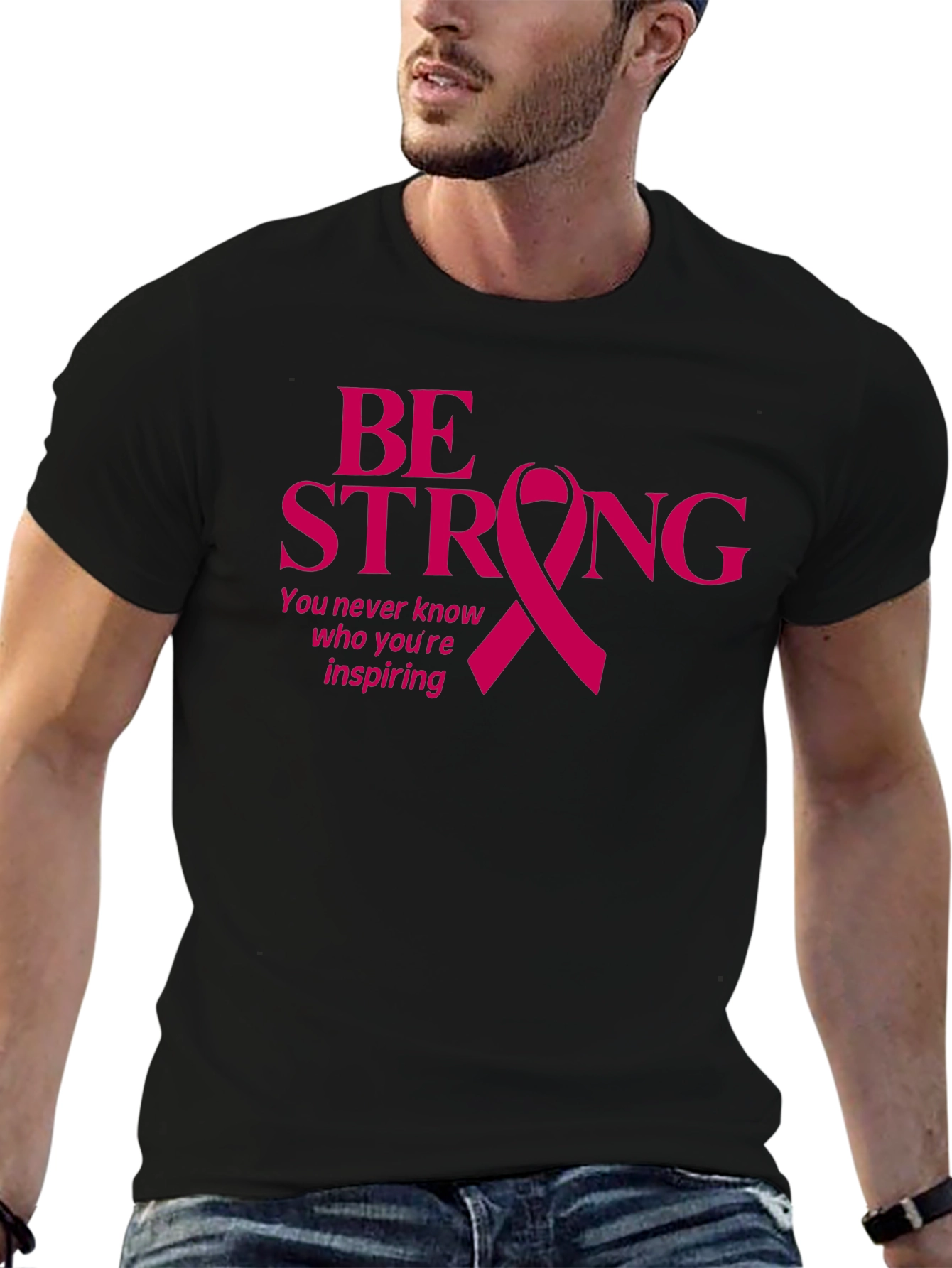 Be Strong Breast Cancer Awareness T-Shirt