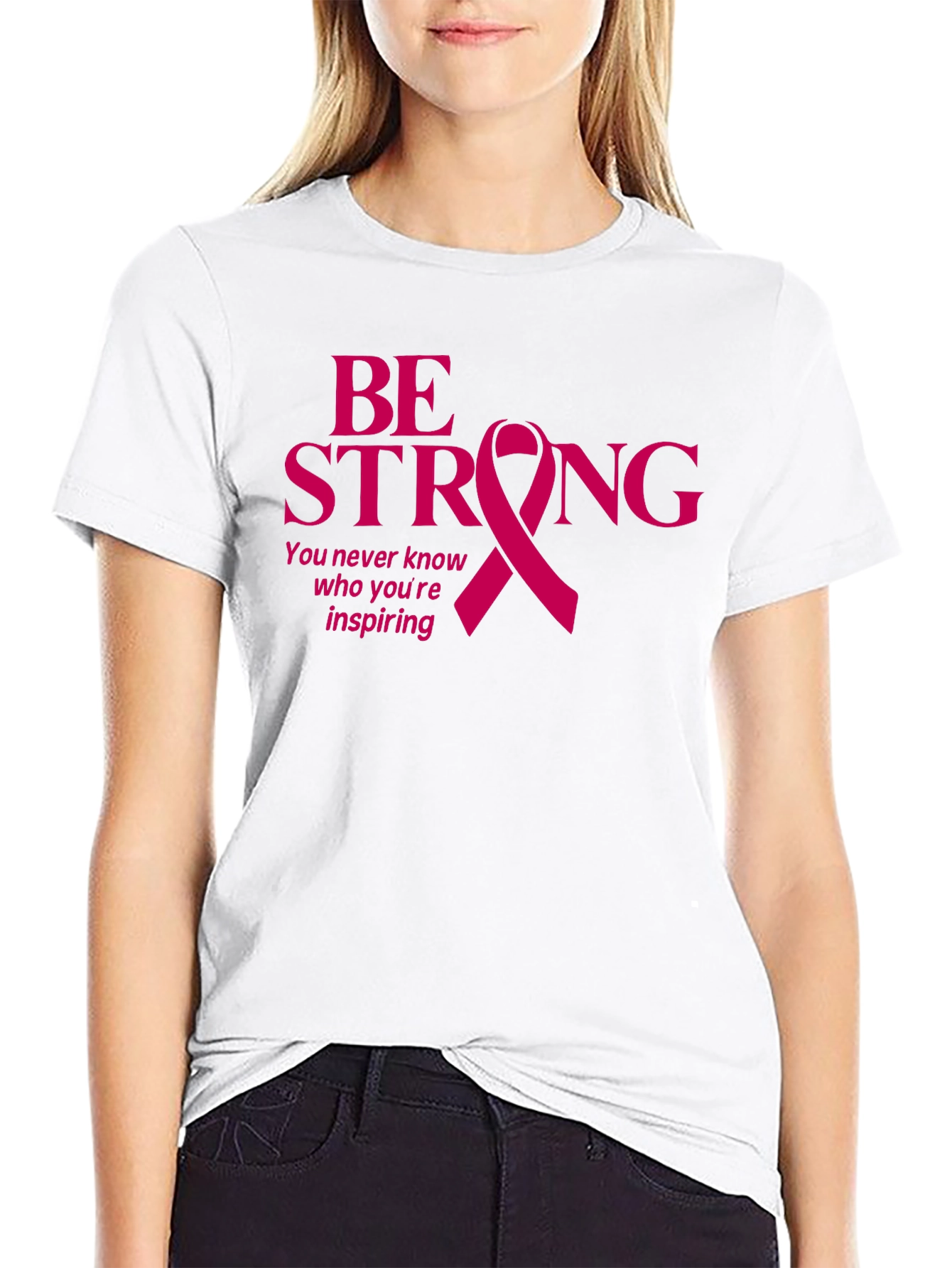 Be Strong Breast Cancer Awareness T-Shirt
