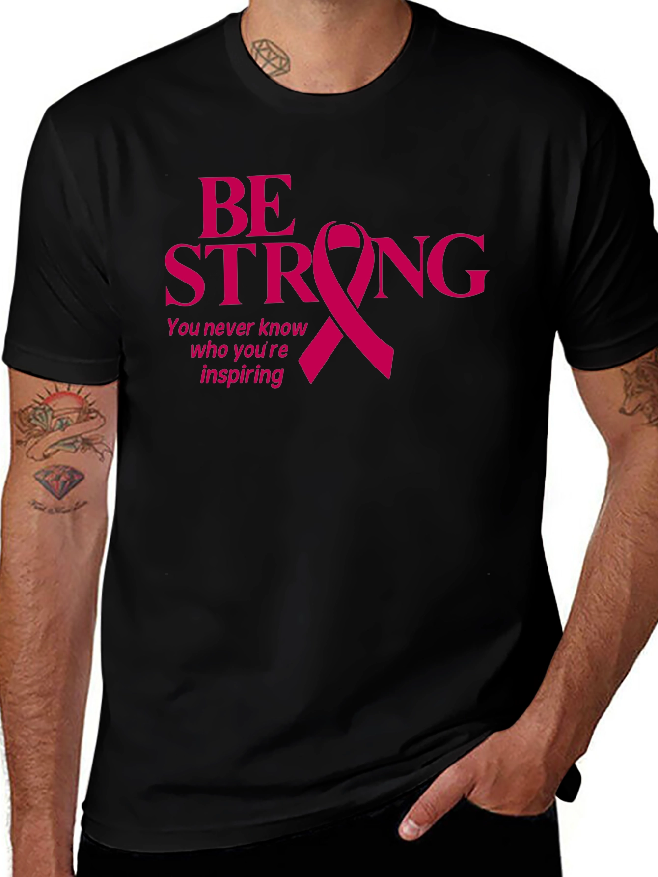 Be Strong Breast Cancer Awareness T-Shirt