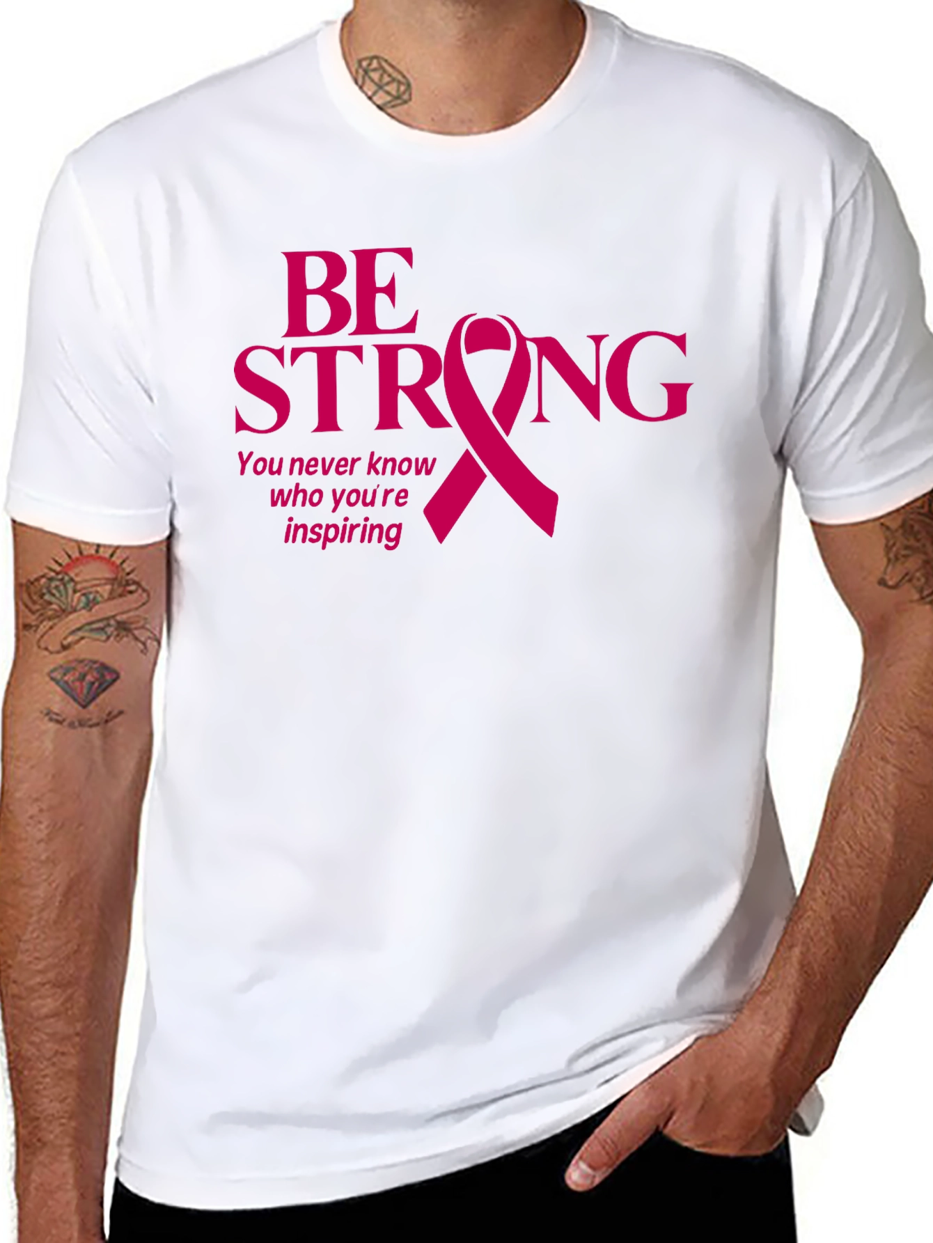 Be Strong Breast Cancer Awareness T-Shirt