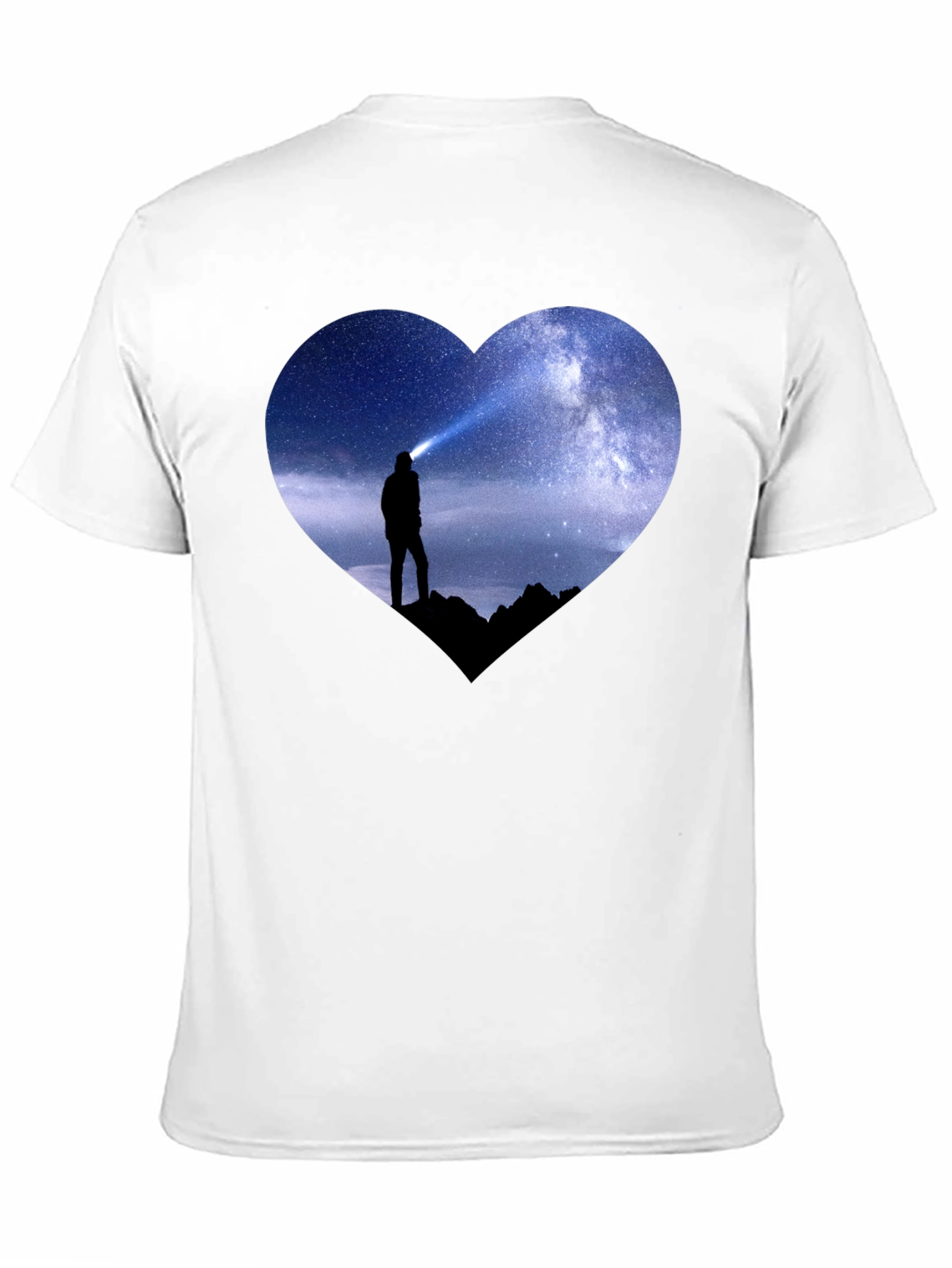 Starry Heart Explorer Black T-Shirt