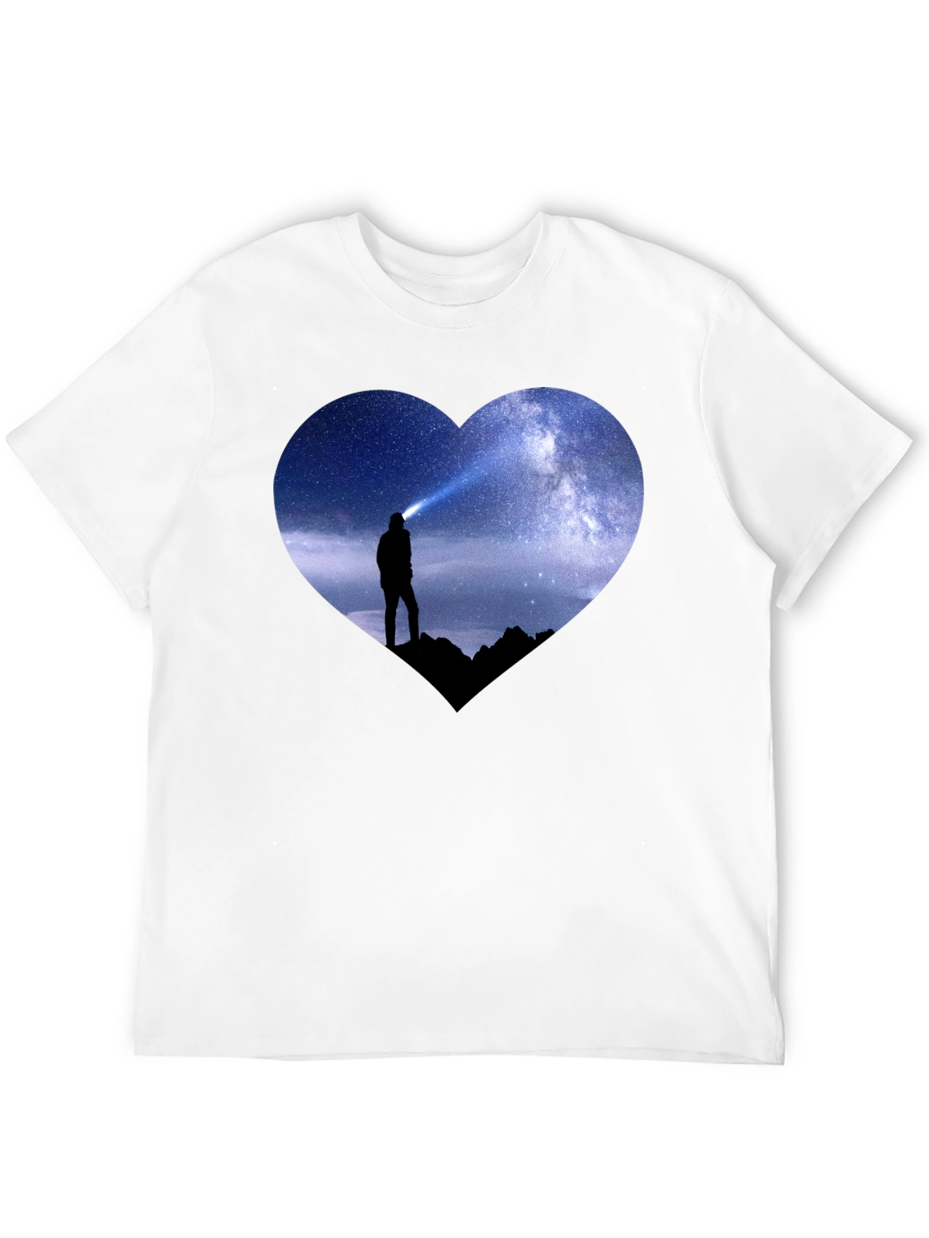 Starry Heart Explorer Black T-Shirt