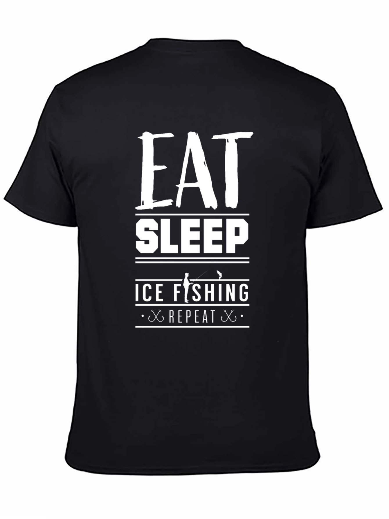 Eat Sleep Ice Fishing Repeat T-Shirt