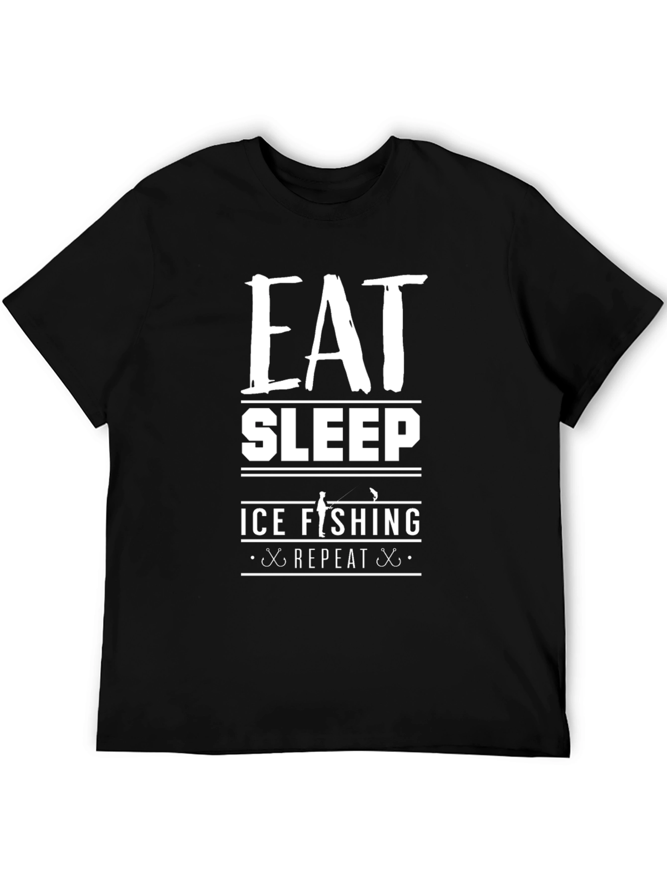 Eat Sleep Ice Fishing Repeat T-Shirt