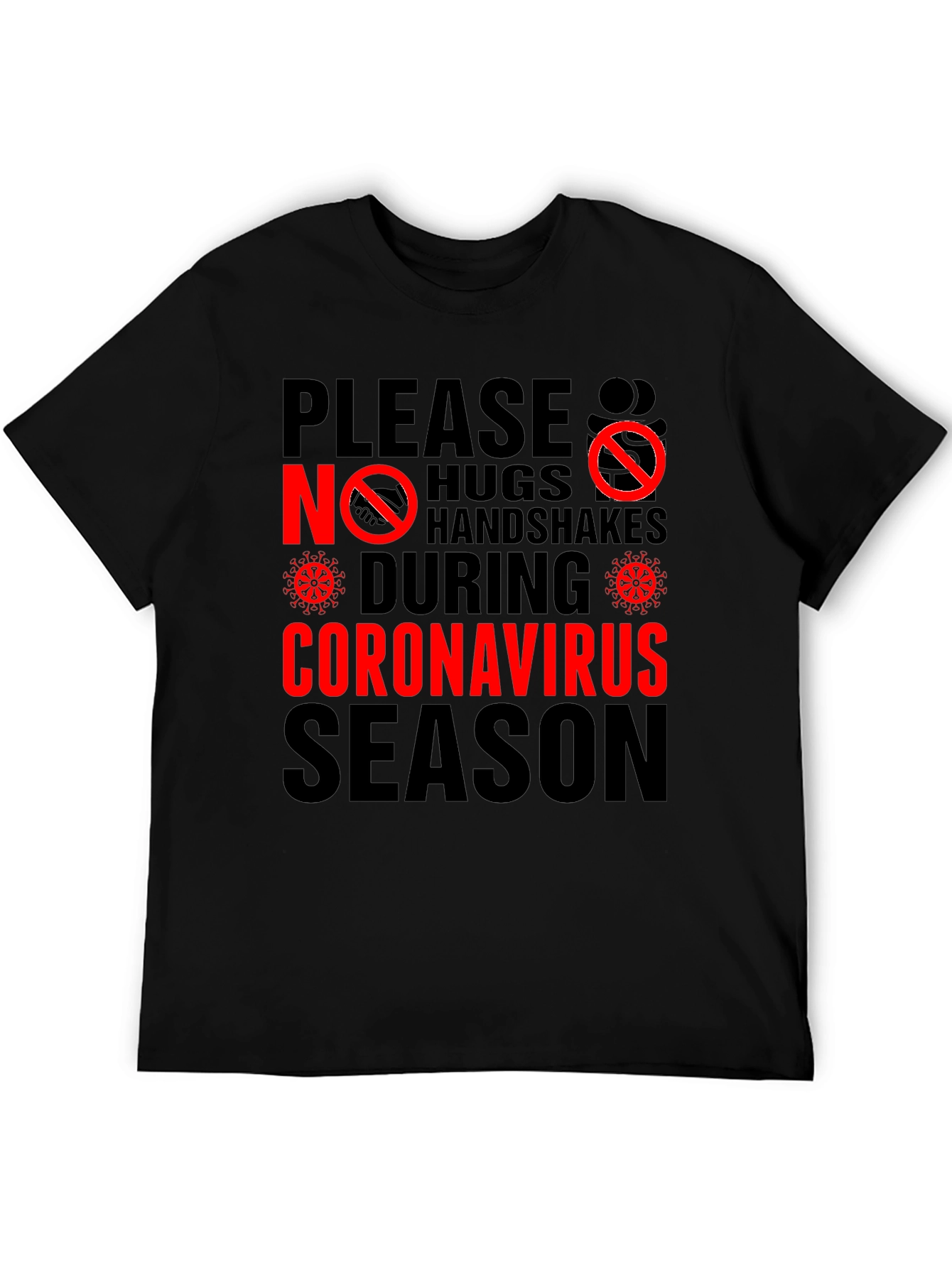 No Hugs No Handshakes T-Shirt
