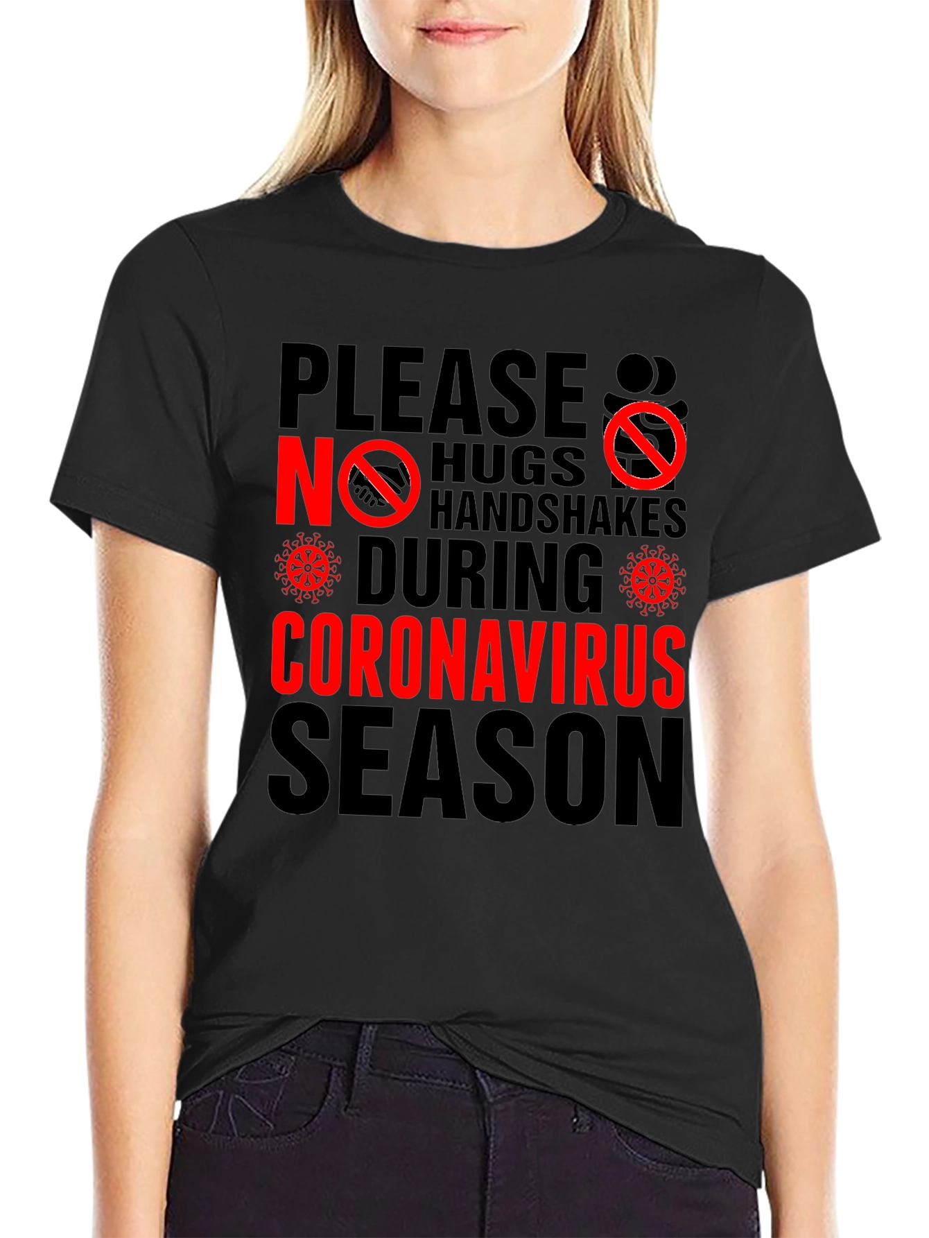 No Hugs No Handshakes T-Shirt