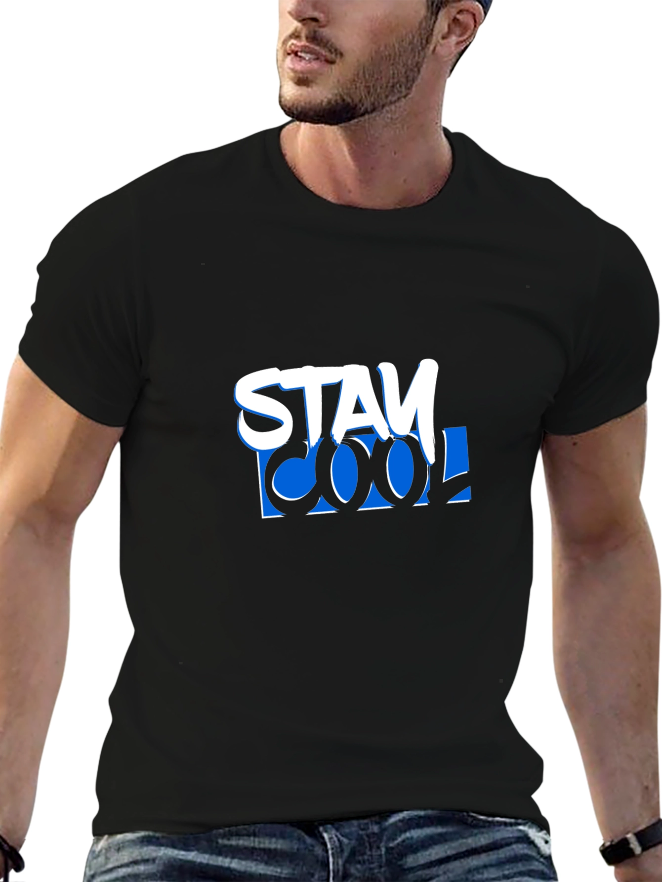 Stay Cool Graphic Tee - Modern Comfort