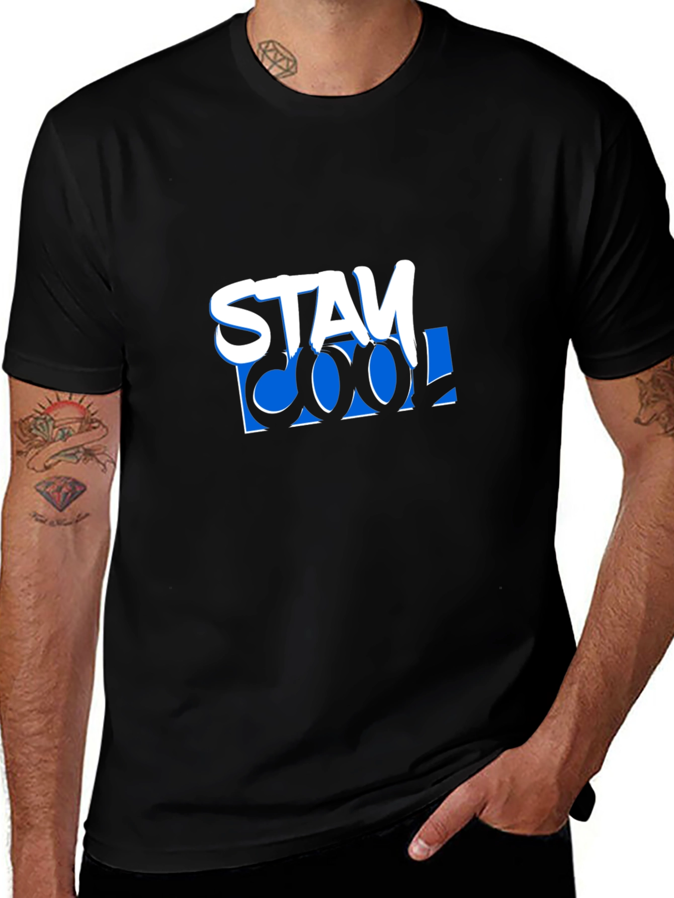 Stay Cool Graphic Tee - Modern Comfort