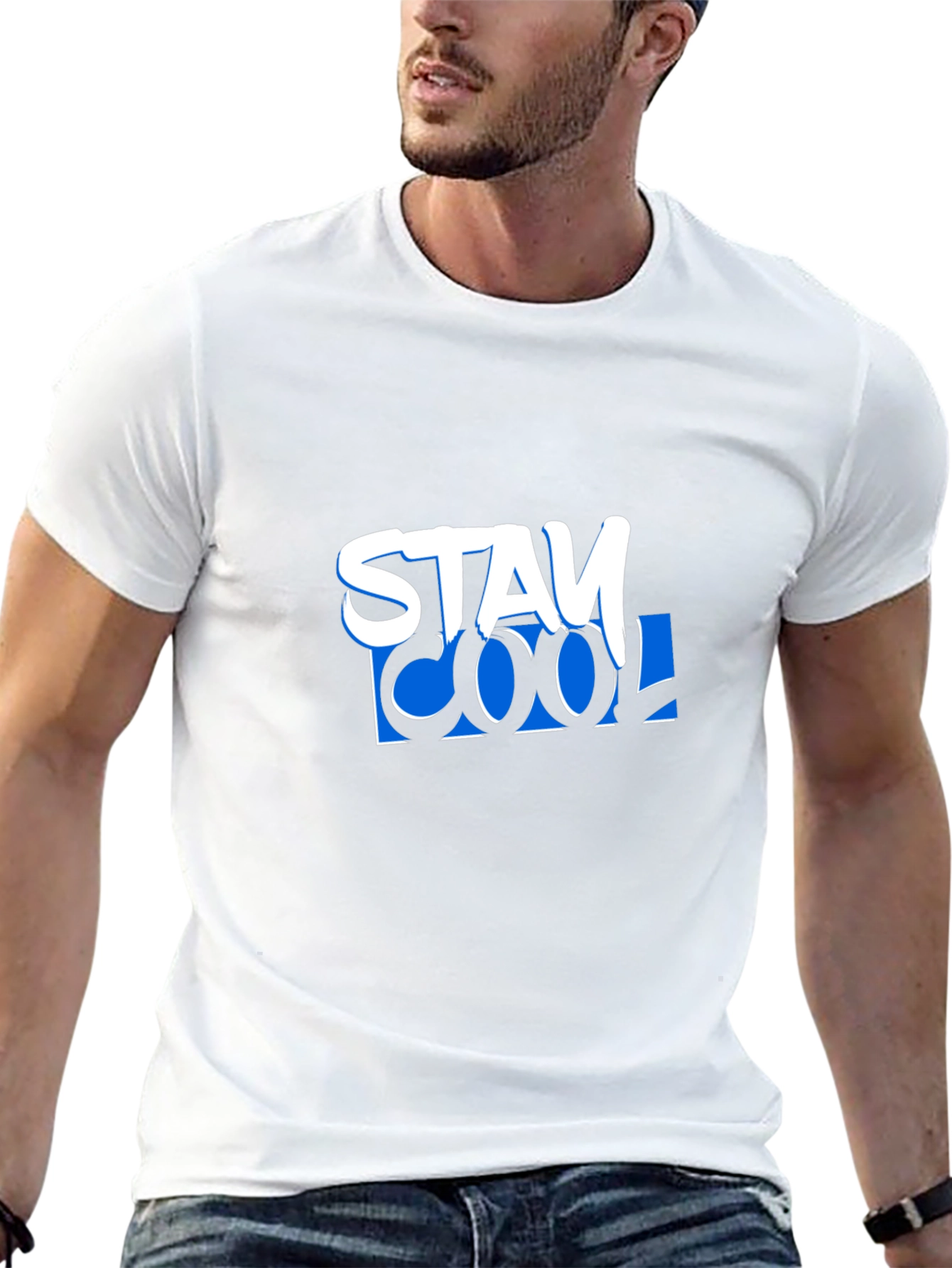 Stay Cool Graphic Tee - Modern Comfort