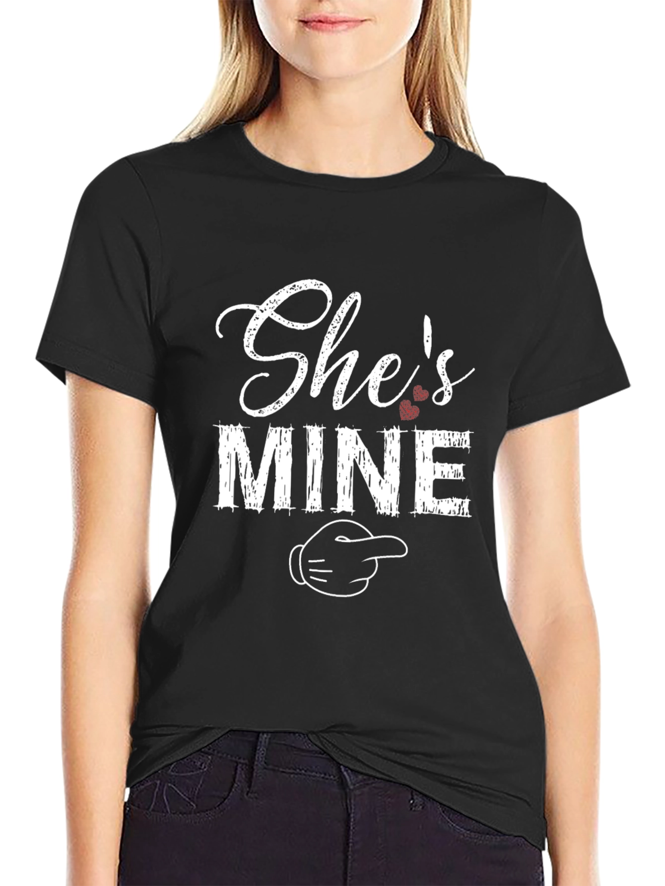 Shes Mine T-Shirt - Couples Matching Tee