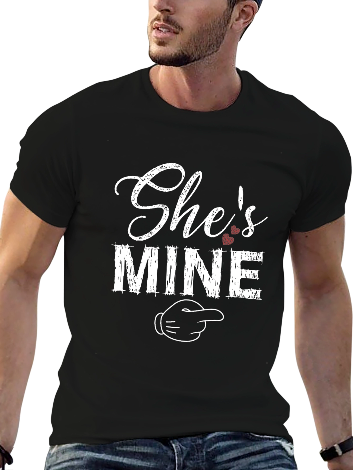 Shes Mine T-Shirt - Couples Matching Tee