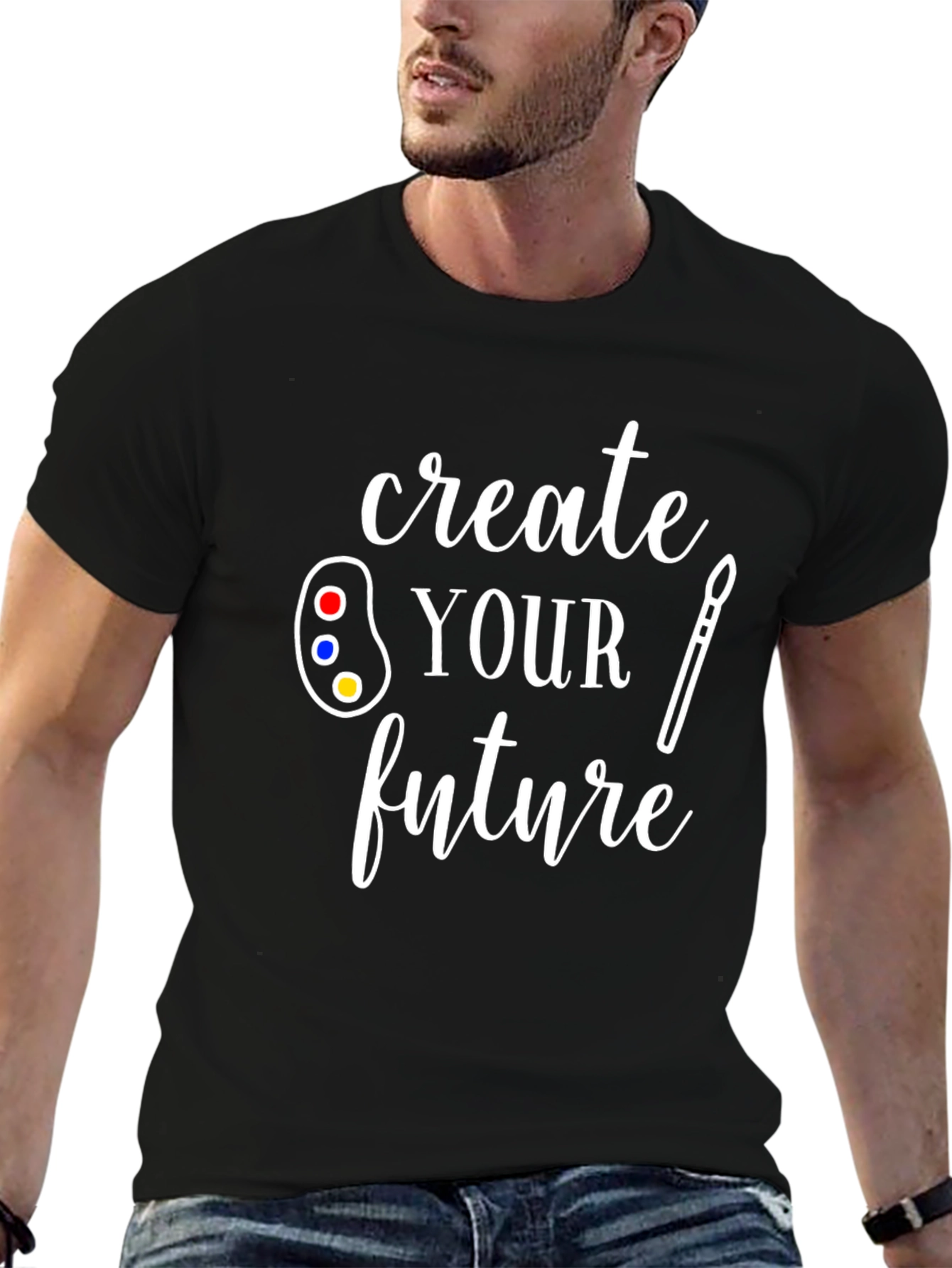 Create Your Future Artist T-Shirt - Black