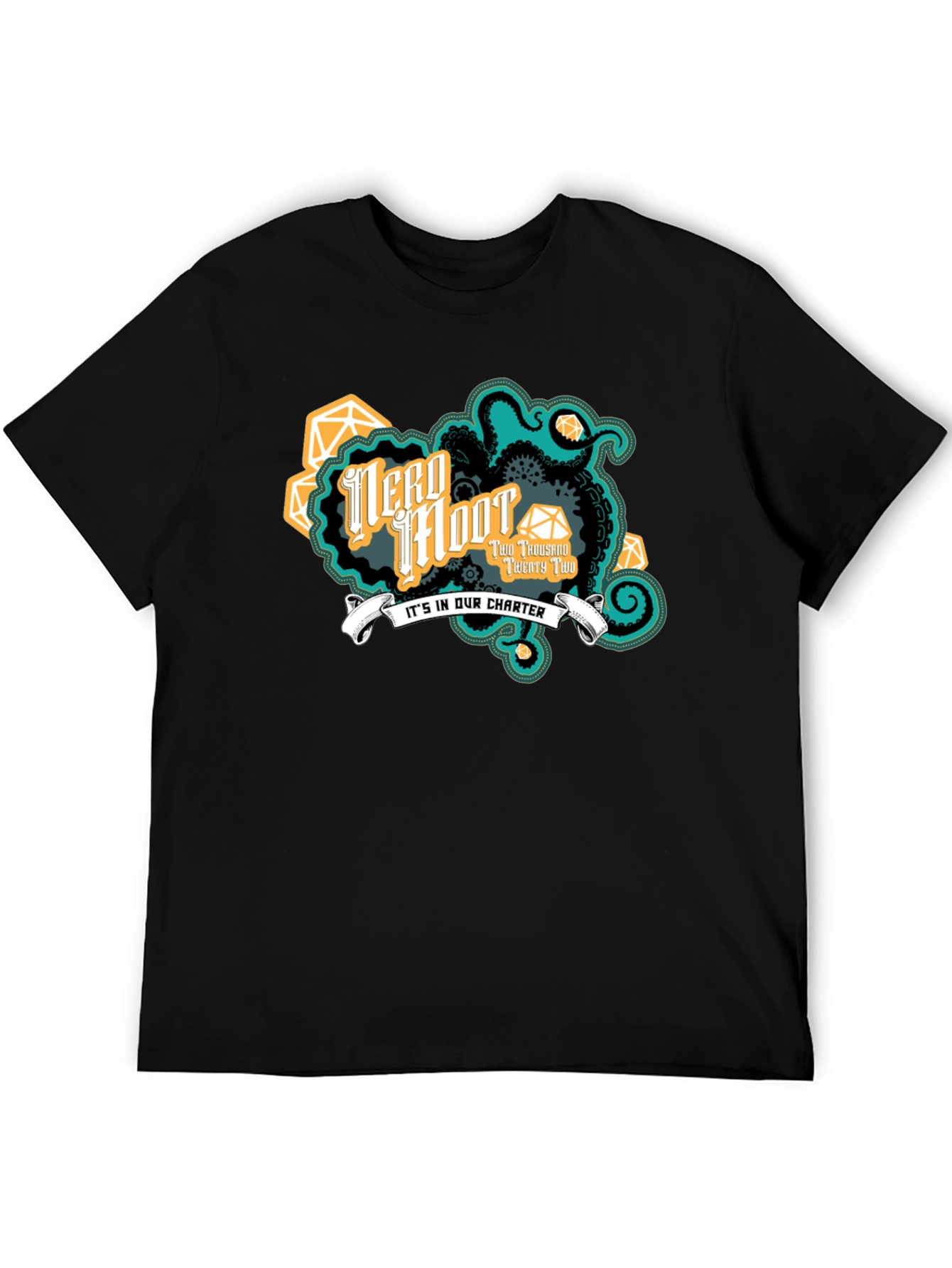 Nerd Iffoot Black T-Shirt