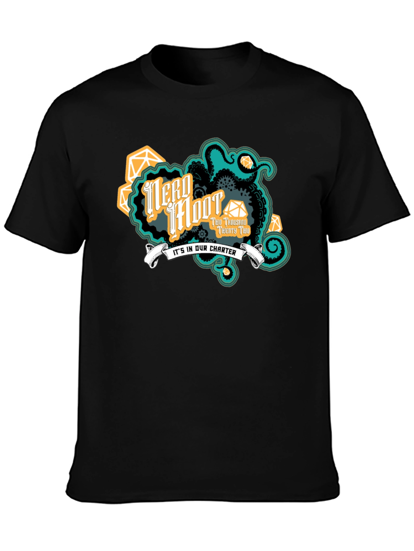 Nerd Iffoot Black T-Shirt