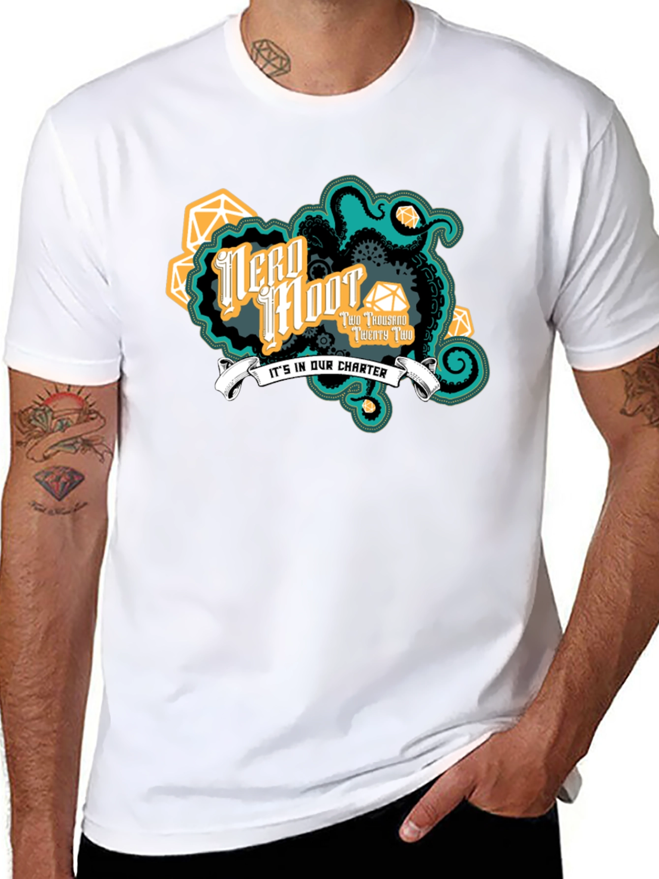 Nerd Iffoot Black T-Shirt