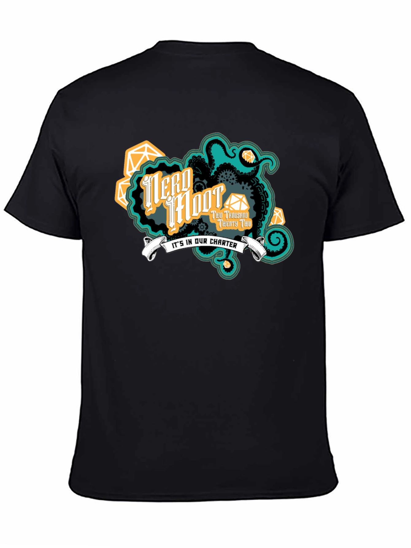 Nerd Iffoot Black T-Shirt
