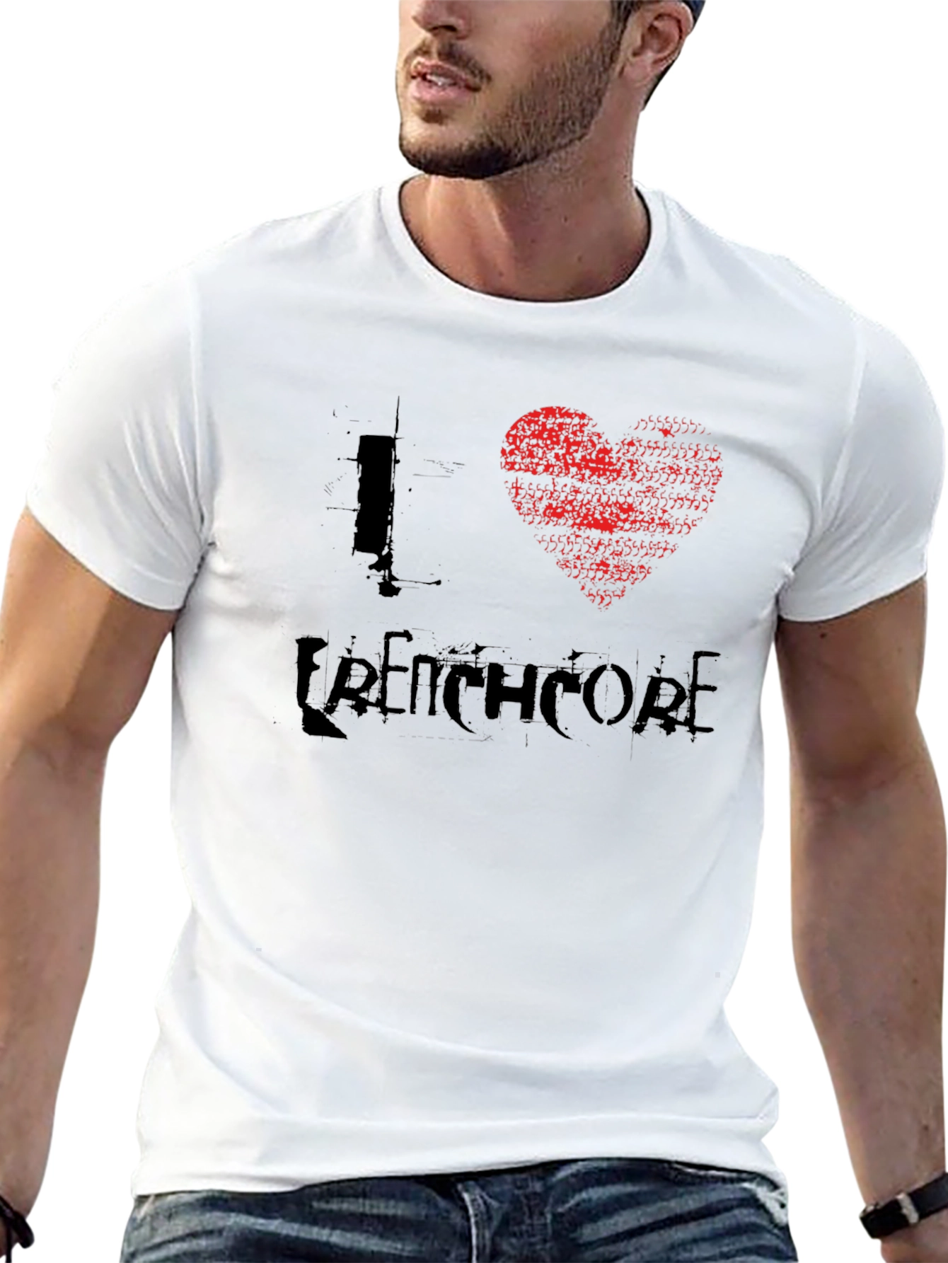 I Heart Frenchcore Black Graphic Tee