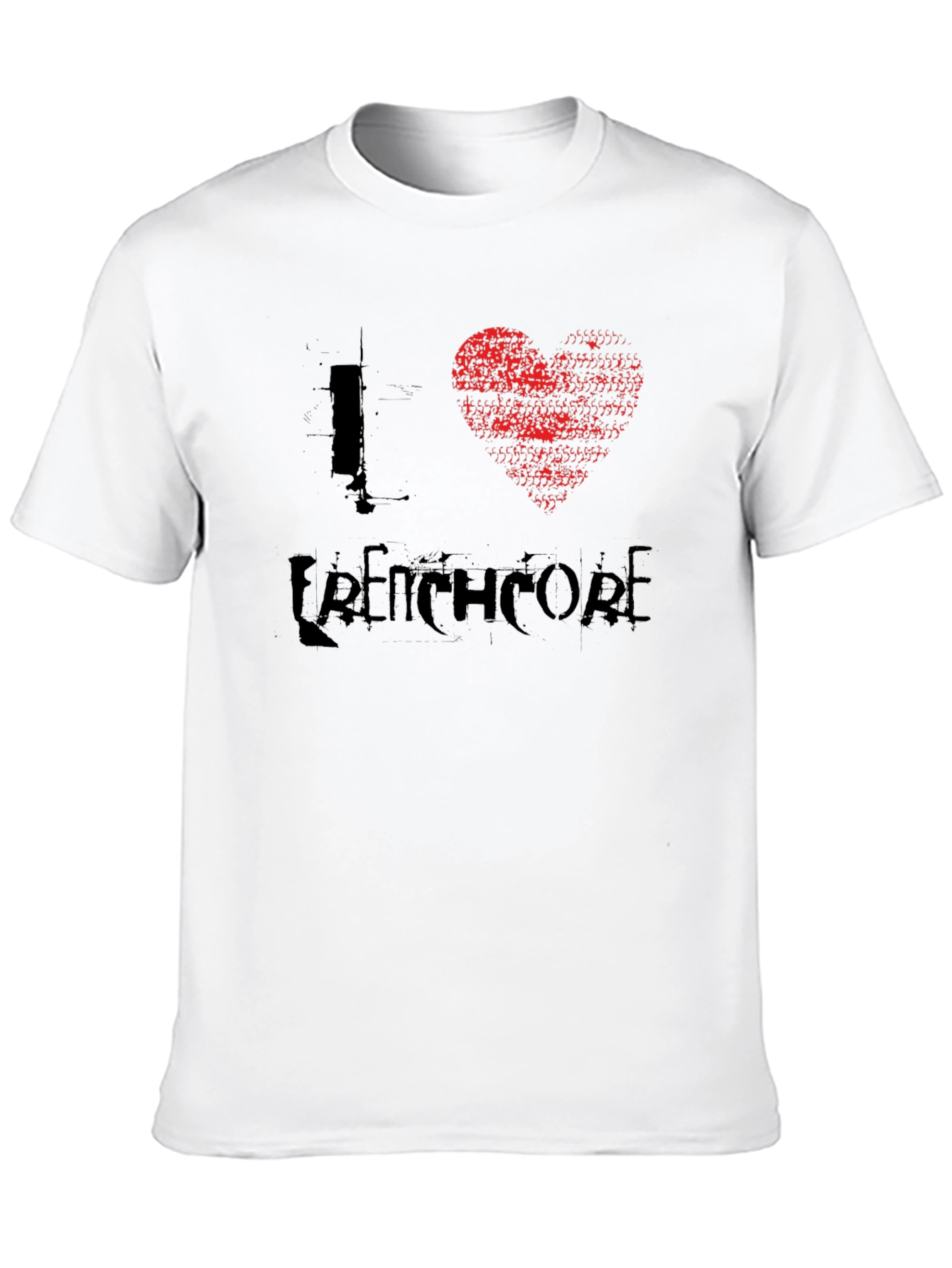 I Heart Frenchcore Black Graphic Tee