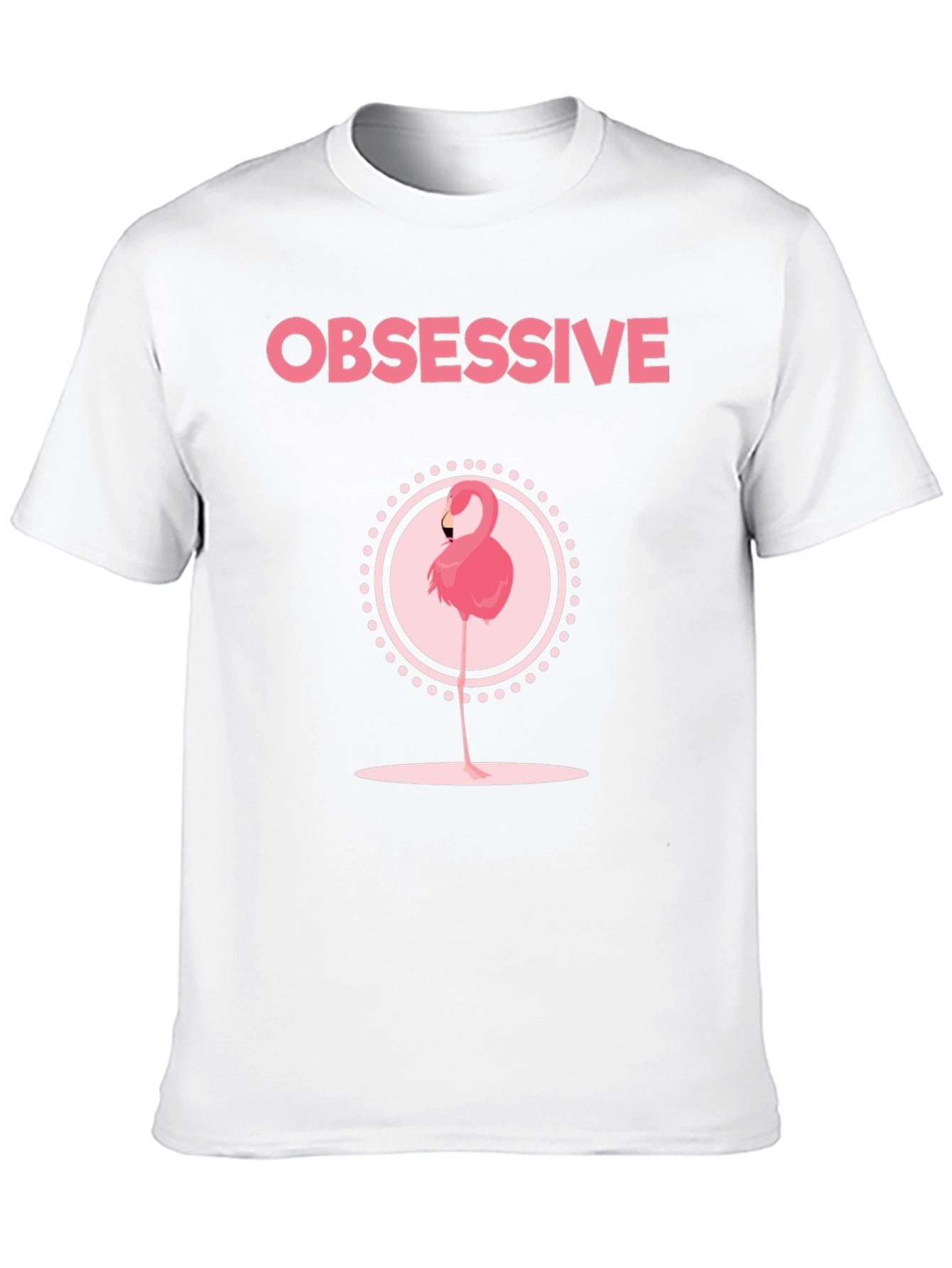 Obsessive Flamingo Graphic Tee