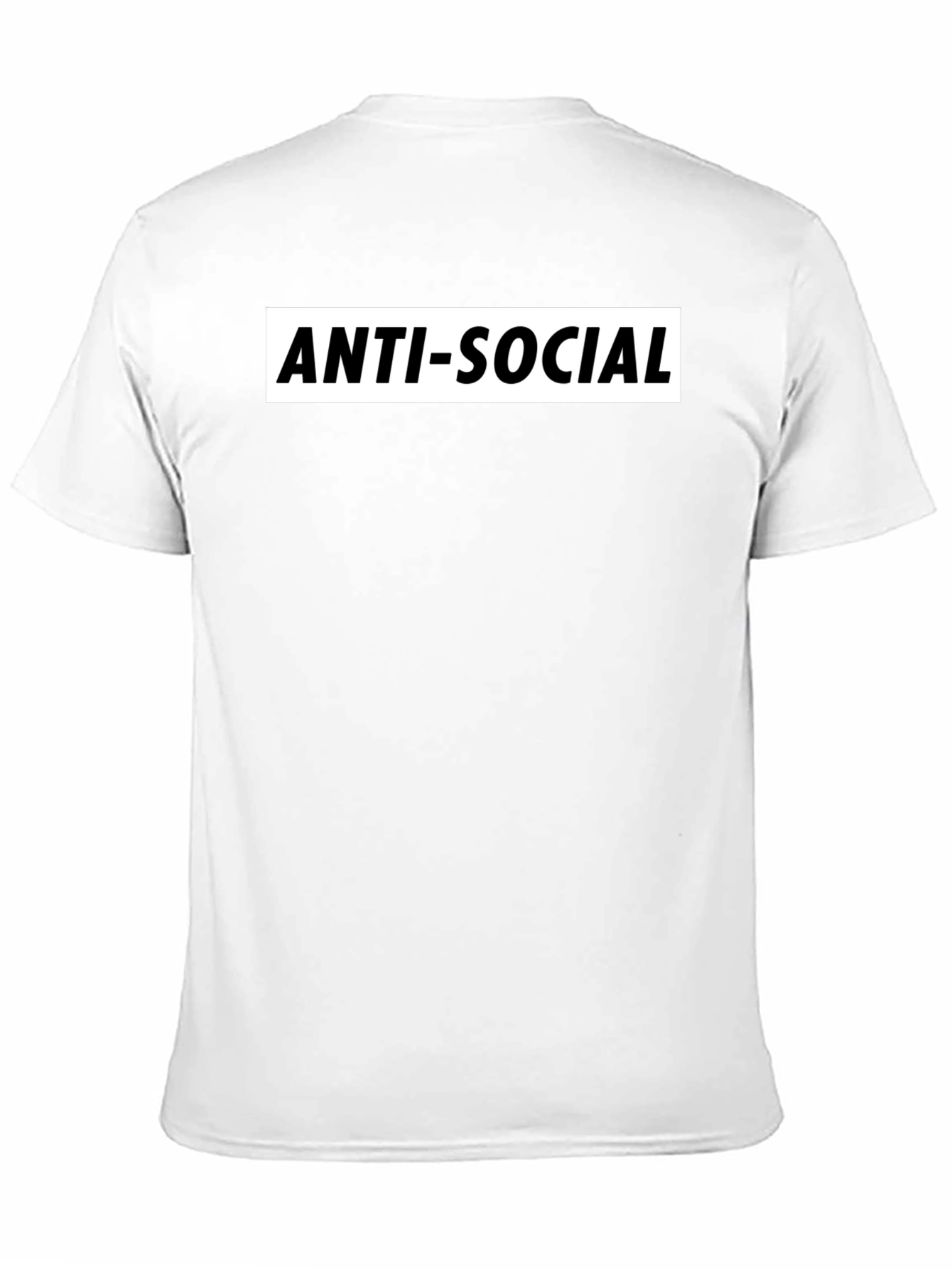 Anti-Social Graphic Tee - Black