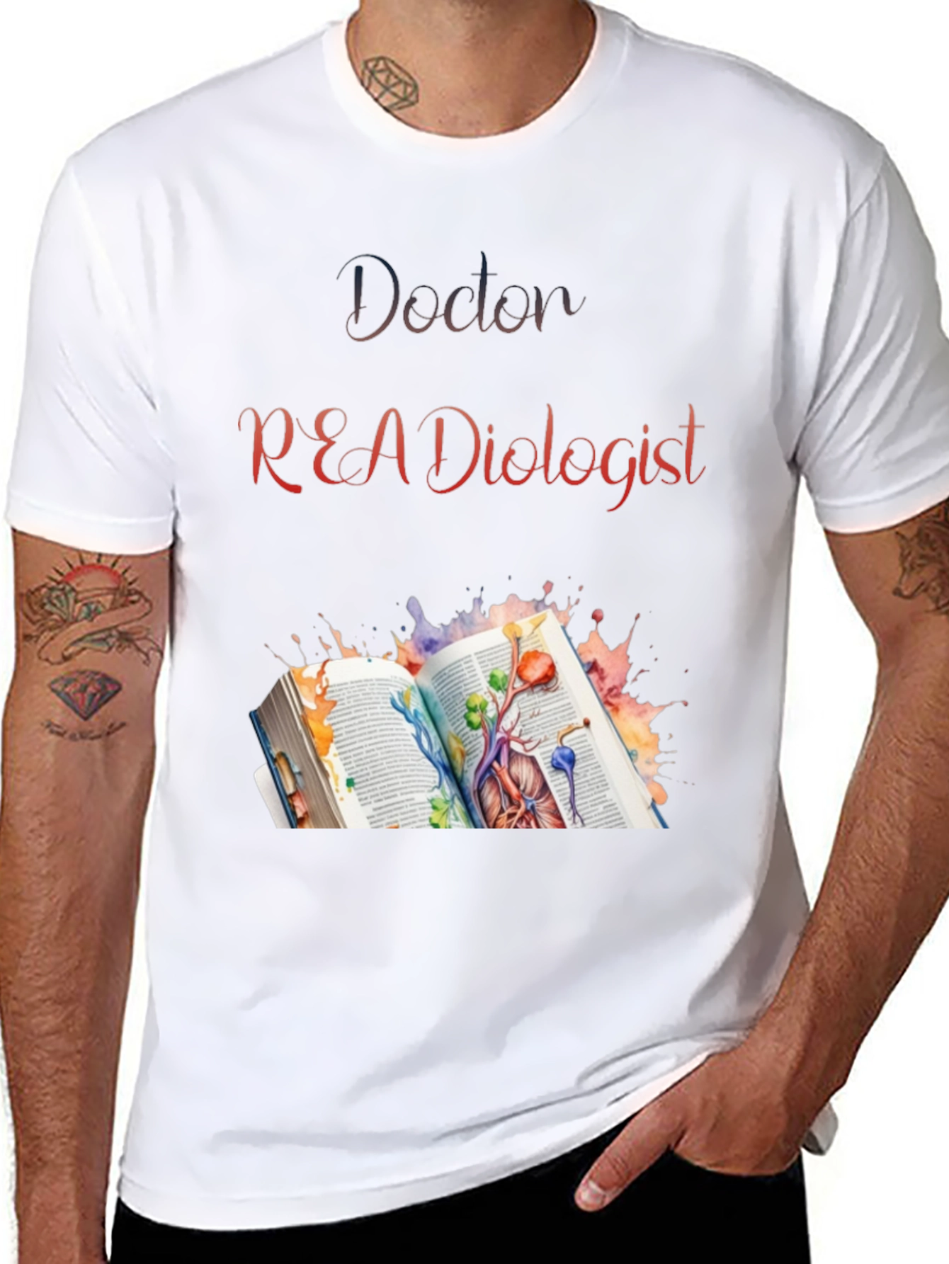 Doctor Reading Biologist T-Shirt