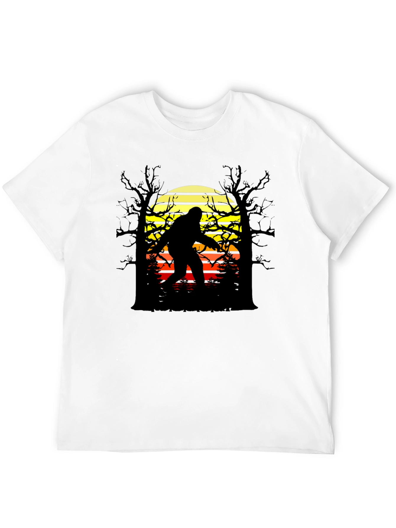 Bigfoot Sunset Graphic Tee - Black