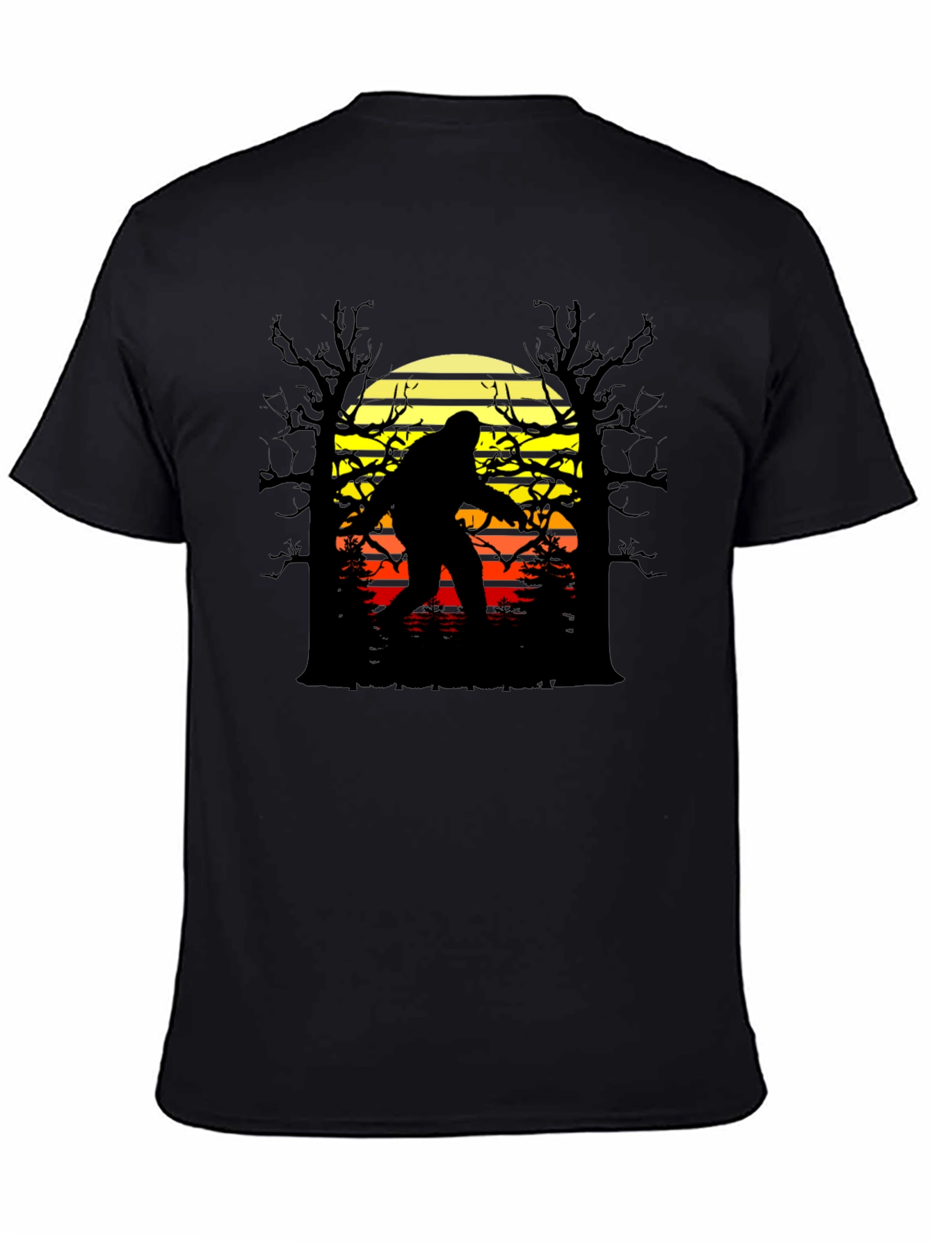 Bigfoot Sunset Graphic Tee - Black