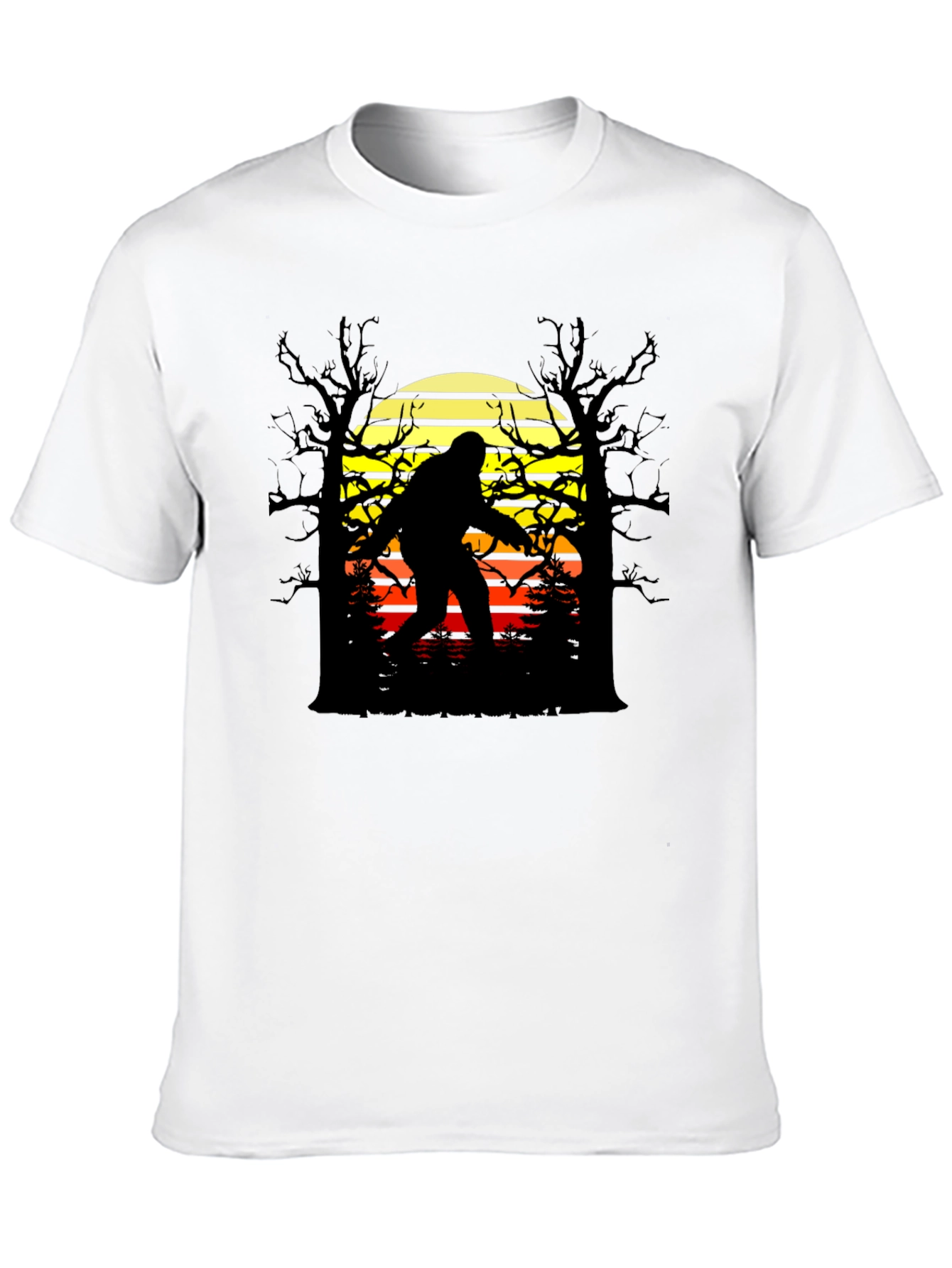 Bigfoot Sunset Graphic Tee - Black
