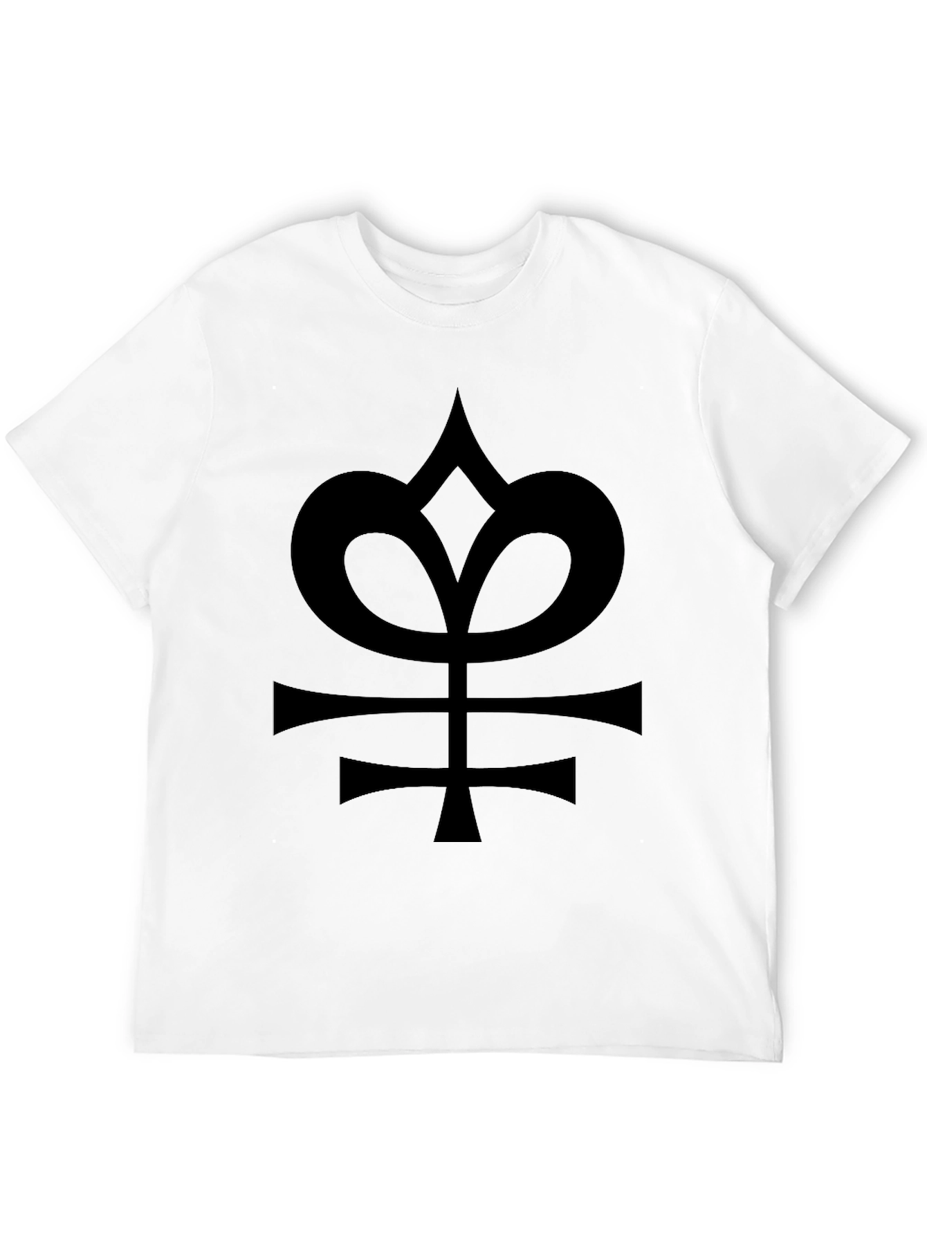 Mens Black T-Shirt with Alchemical Symbol