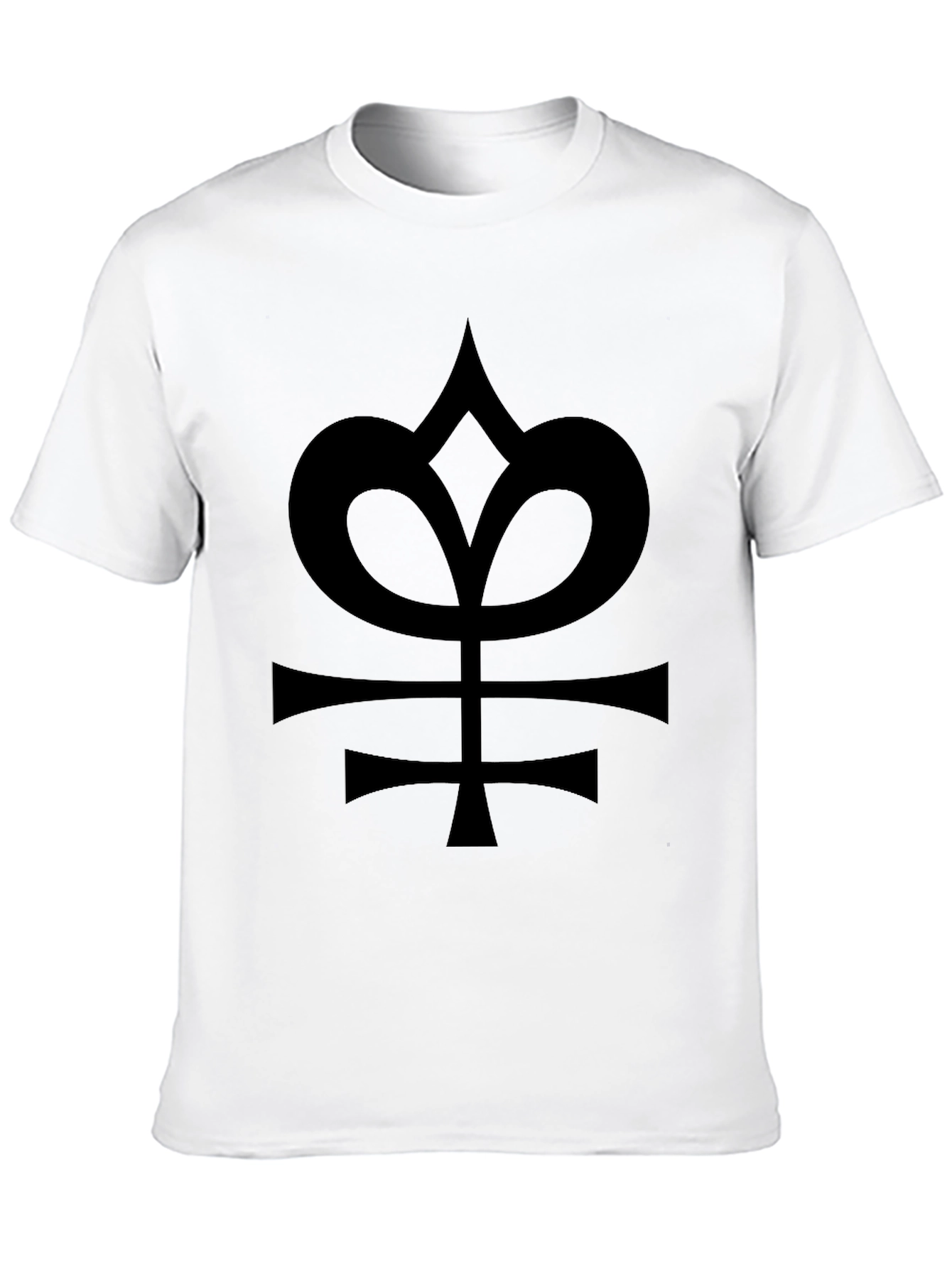 Mens Black T-Shirt with Alchemical Symbol