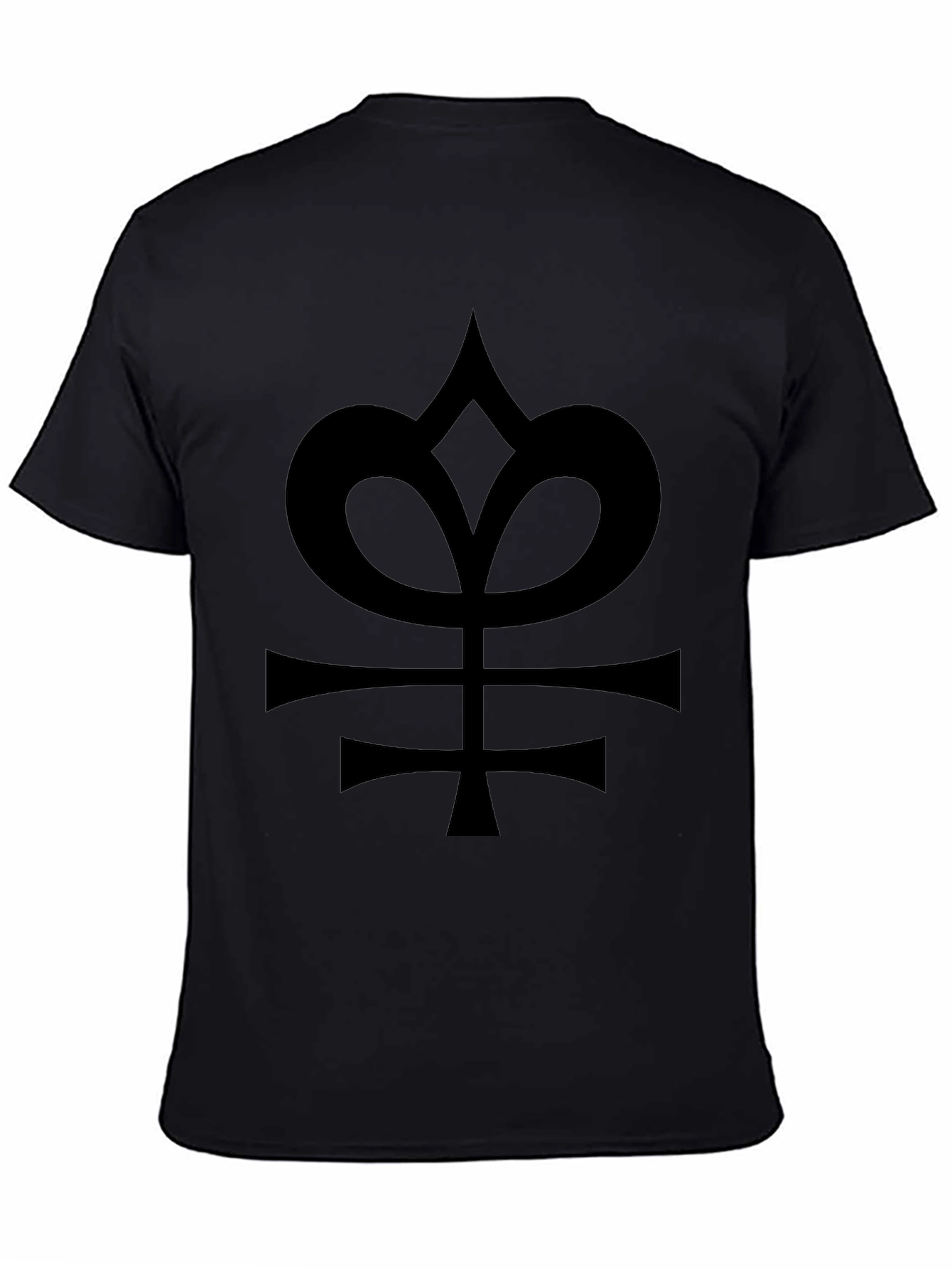 Mens Black T-Shirt with Alchemical Symbol