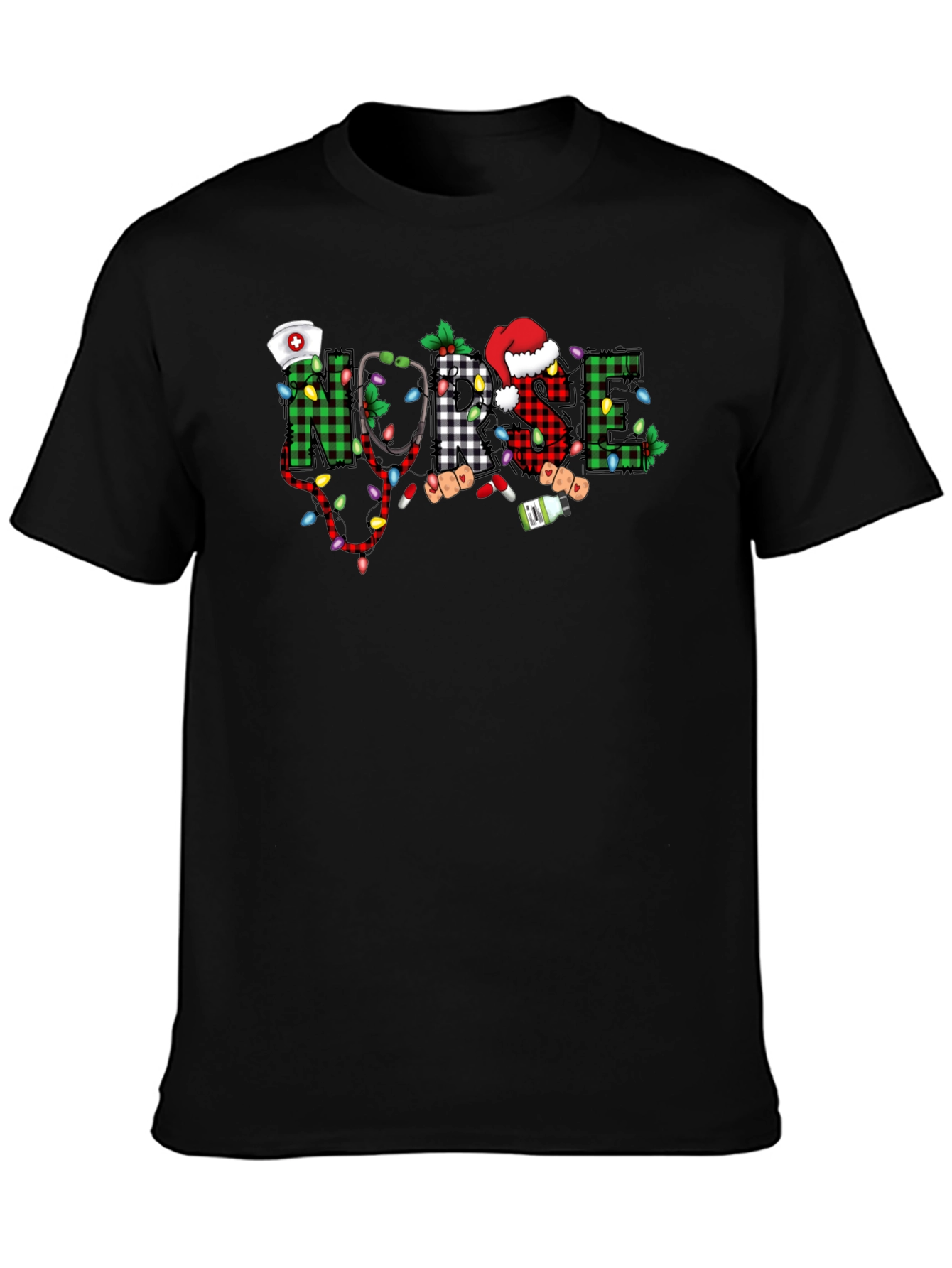 Christmas Nurse Graphic Tee
