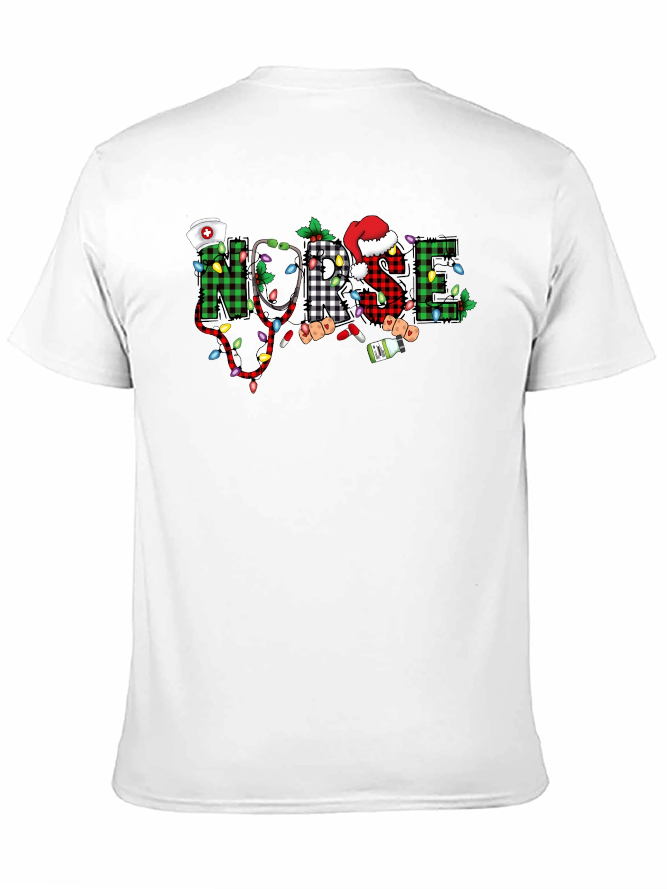 Christmas Nurse Graphic Tee