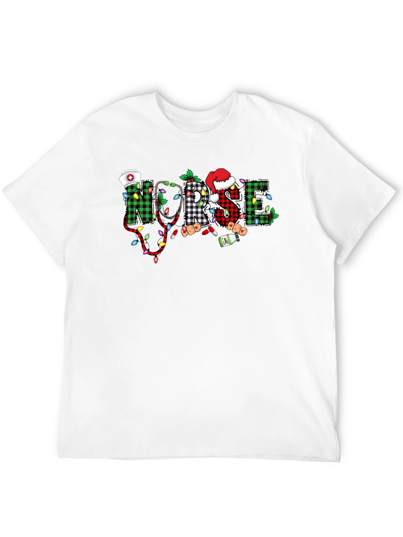 Christmas Nurse Graphic Tee
