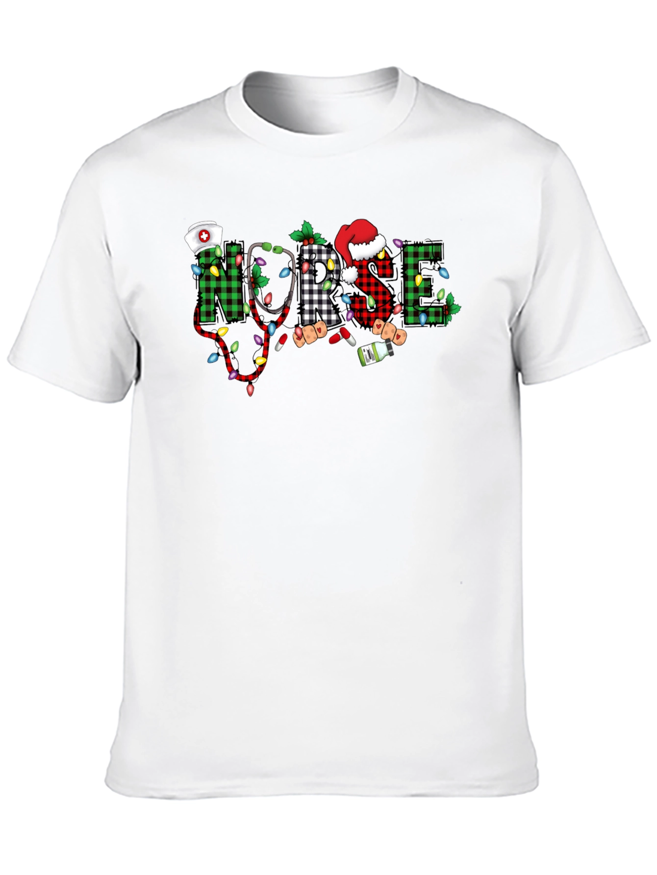 Christmas Nurse Graphic Tee