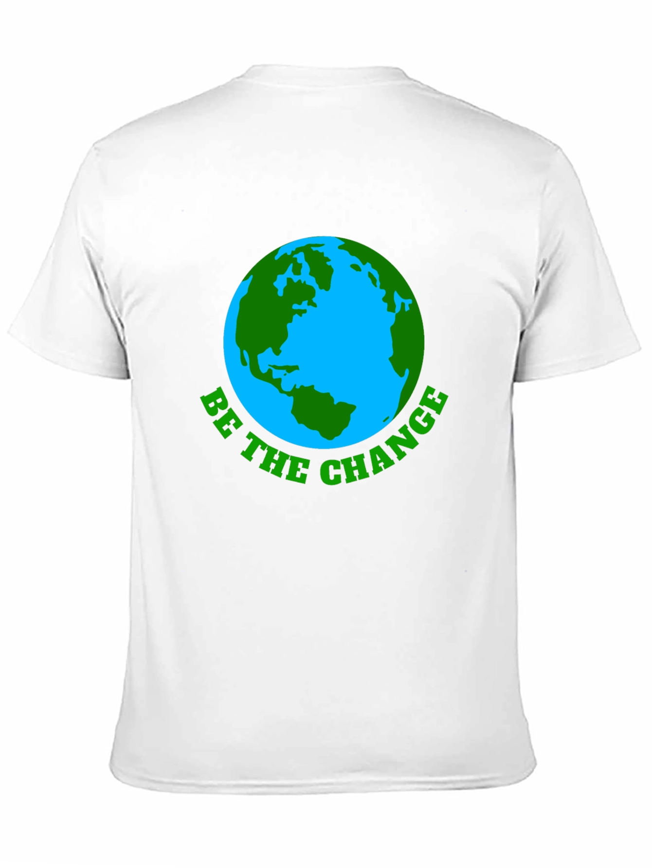 Eco-Friendly Earth Graphic Black T-Shirt