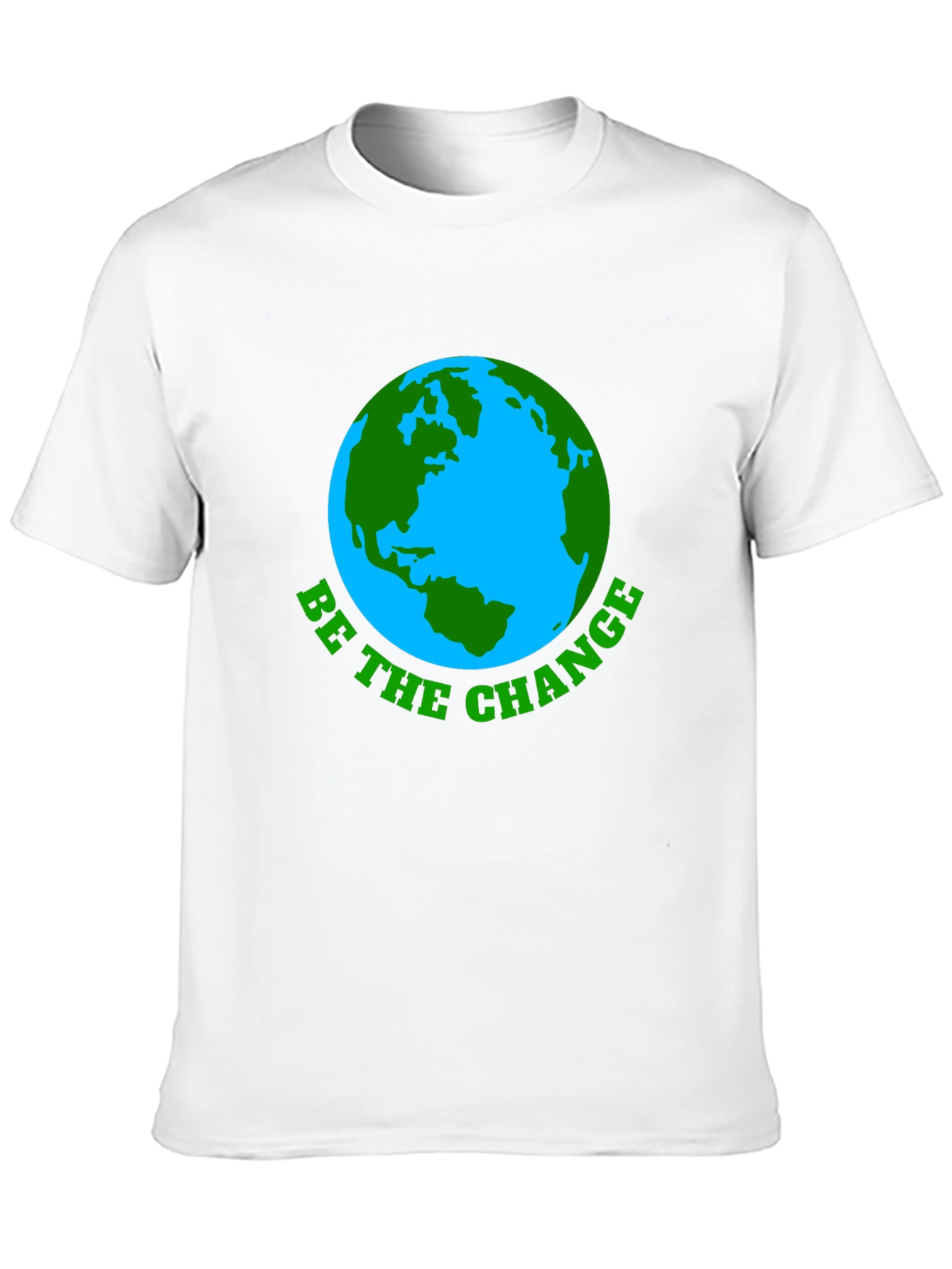 Eco-Friendly Earth Graphic Black T-Shirt