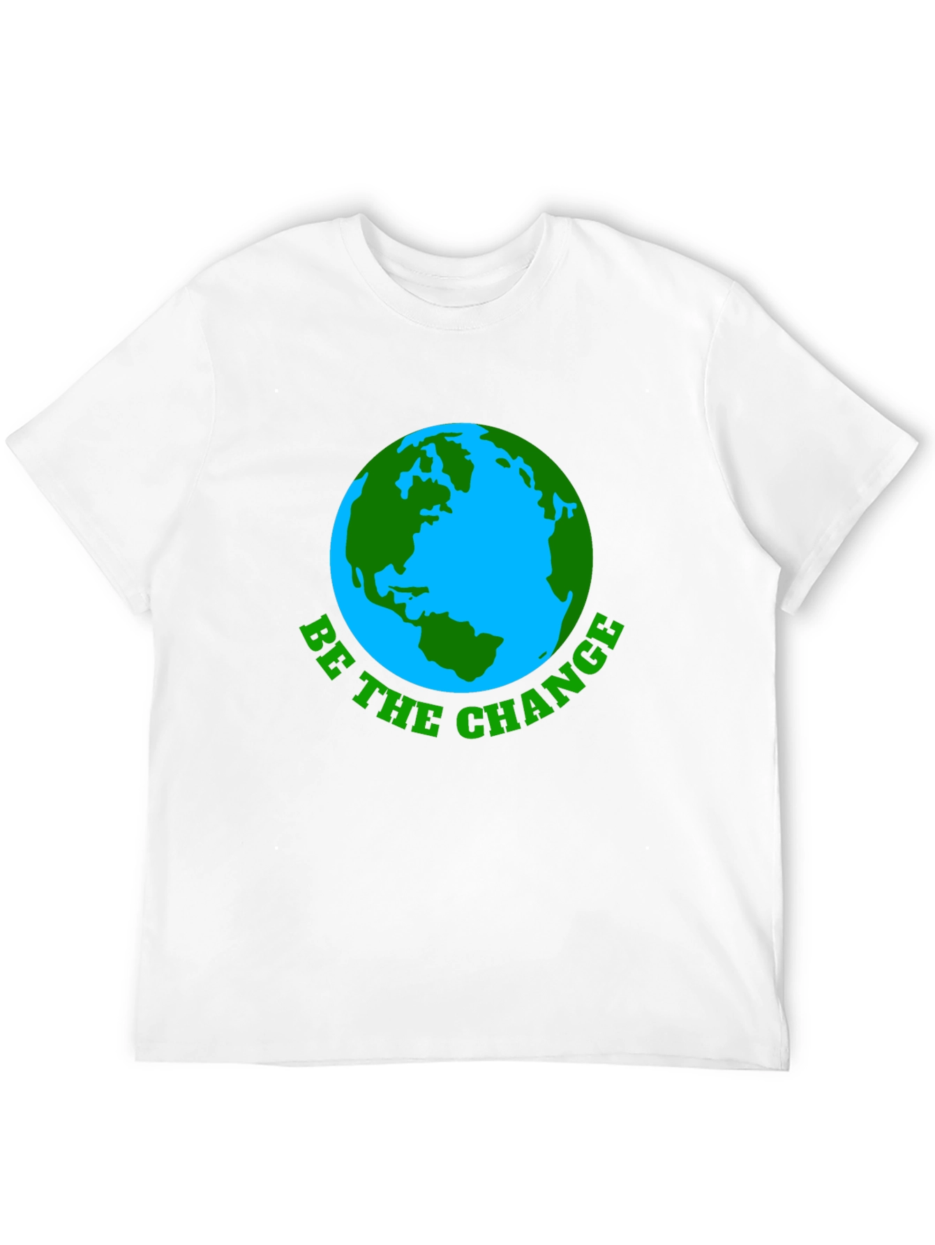 Eco-Friendly Earth Graphic Black T-Shirt