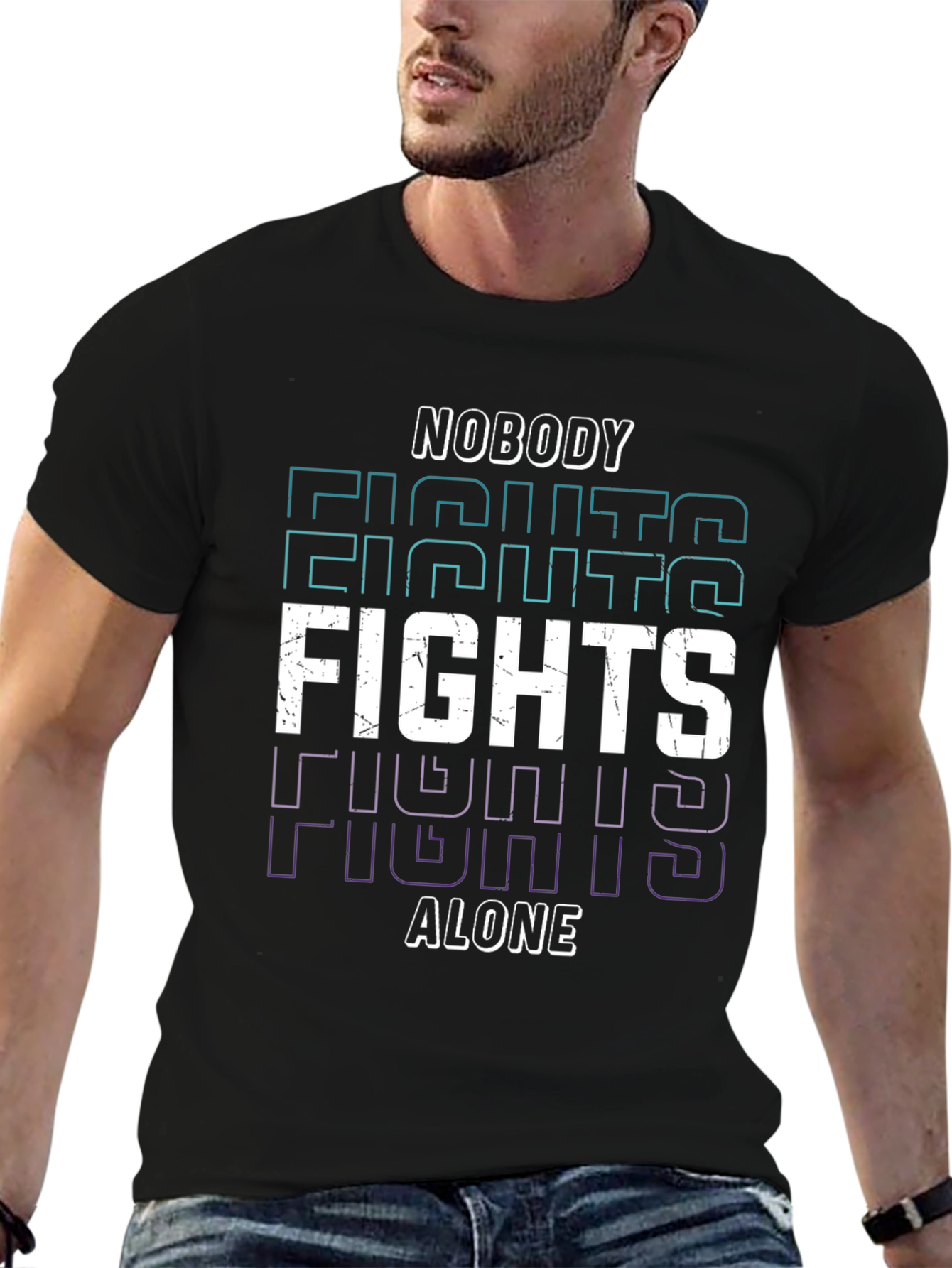 Nobody Fights Alone Graphic Tee