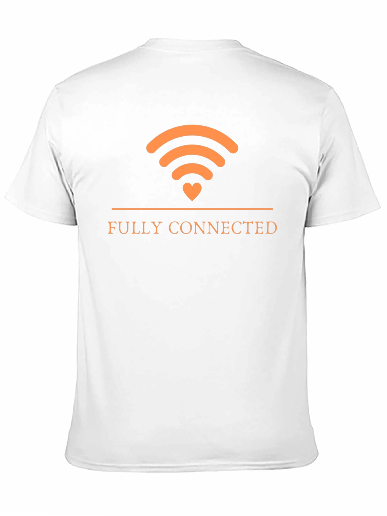 Fully Connected T-Shirt | WIFI Heart Design